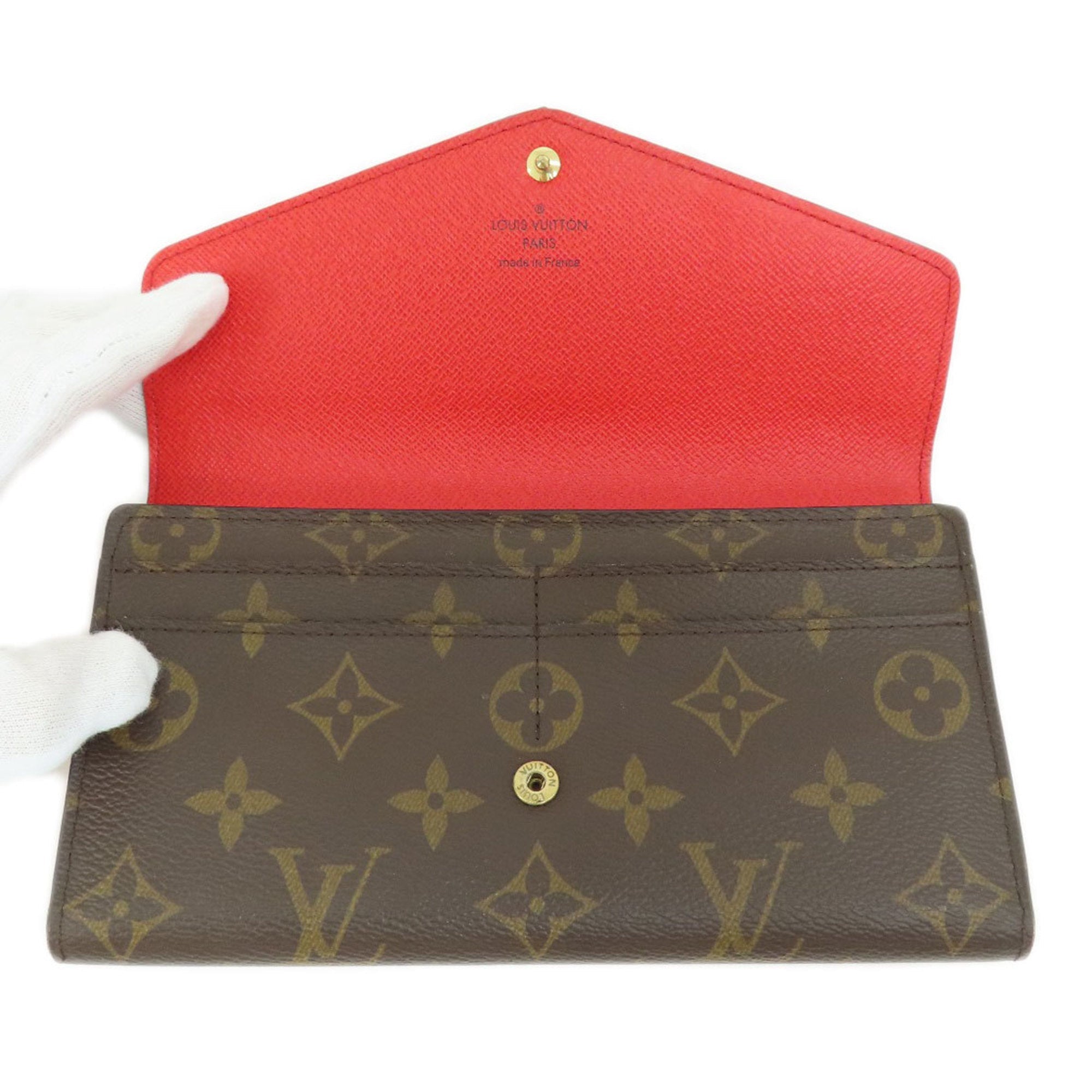 Louis Vuitton Coquelicots Monogram Monogram Long Wallet