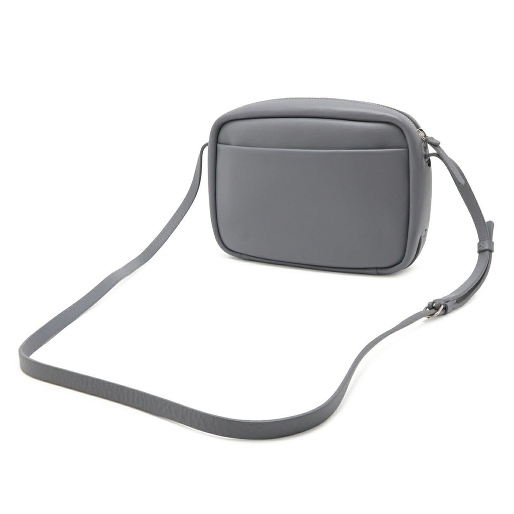 Balenciaga Gray White Leather Pochette Shoulder