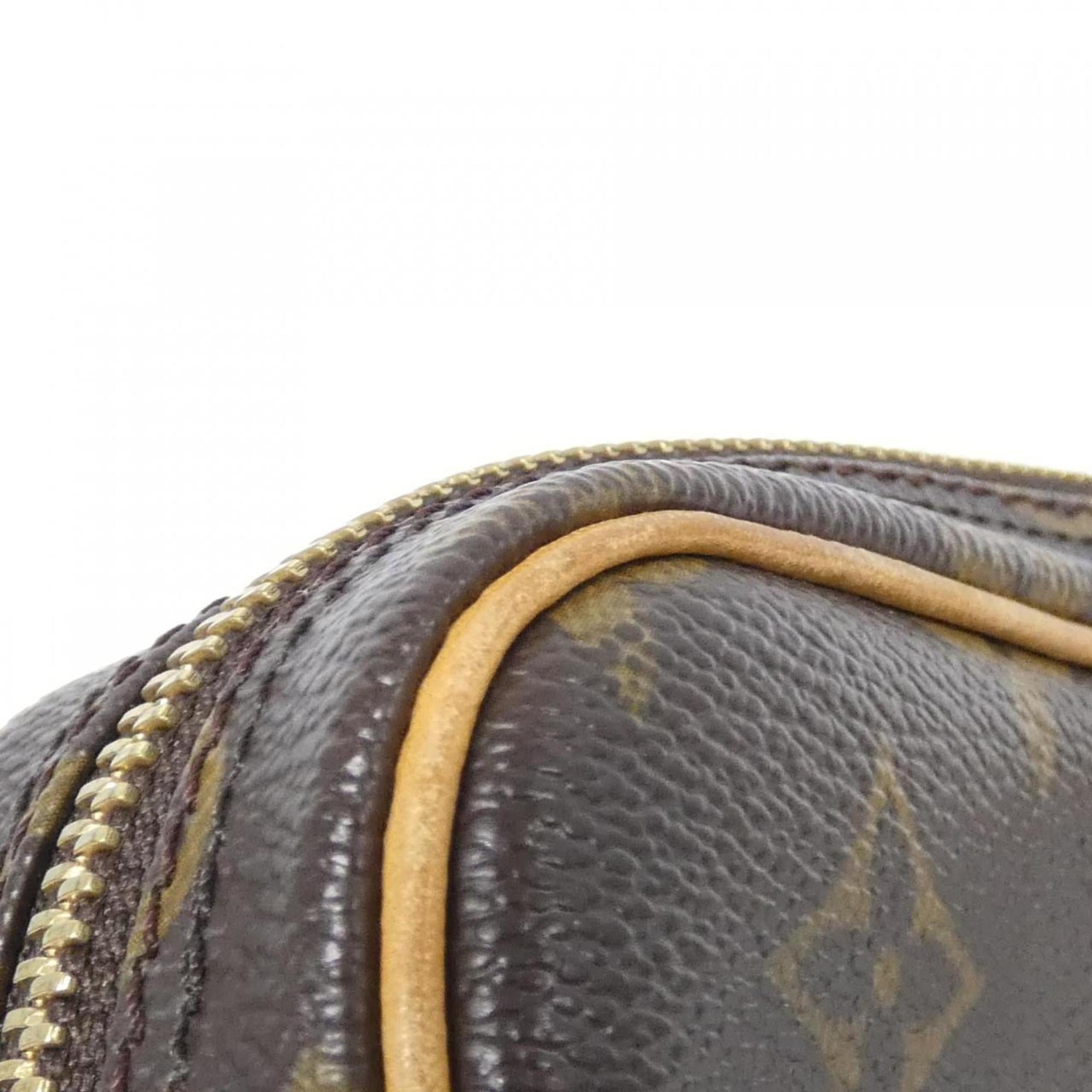 Louis Vuitton Brown Coated Canvas Shoulder Bag