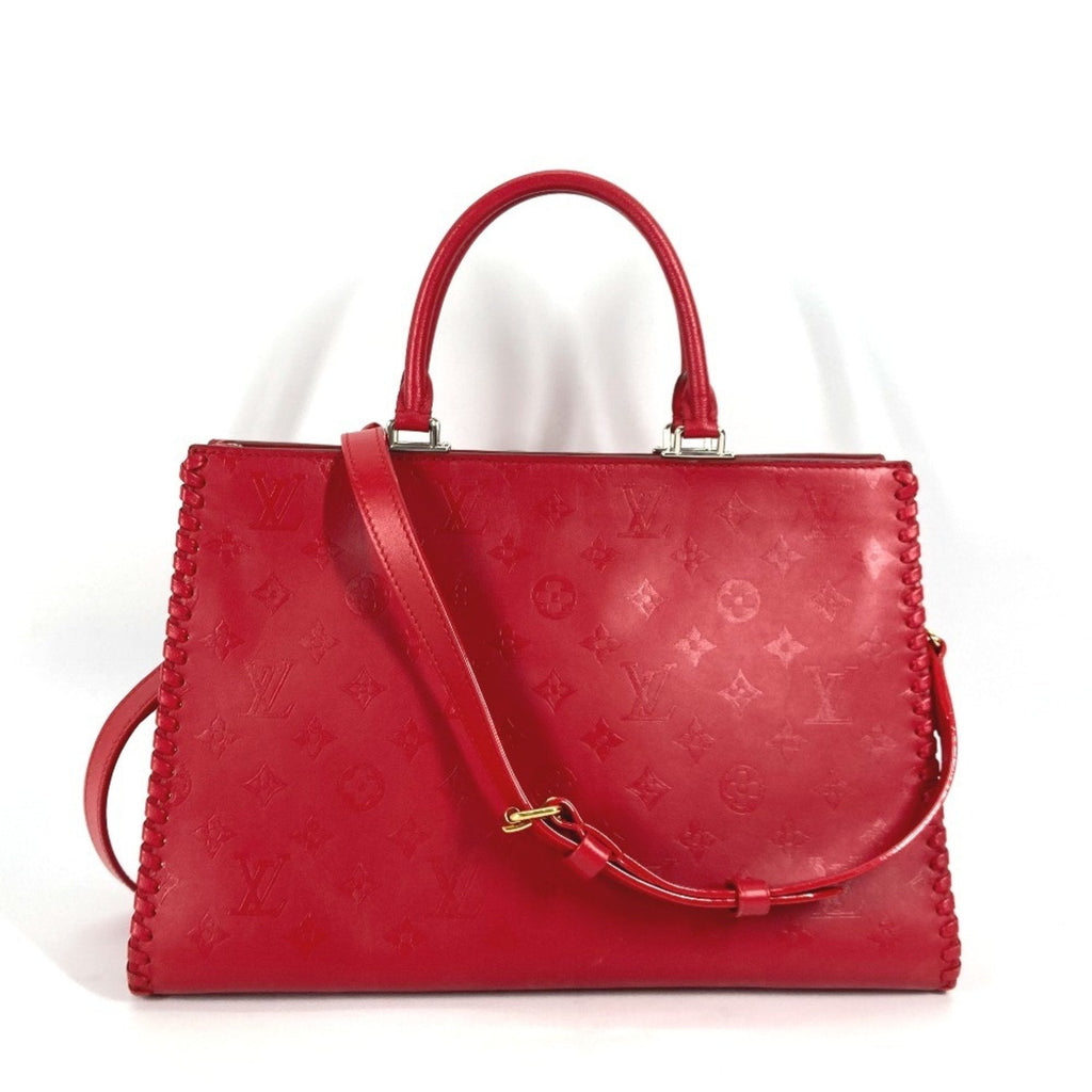 Louis Vuitton Monogram Red Color Ruby Monogram Handbag Shoulder Bag Tote Bag