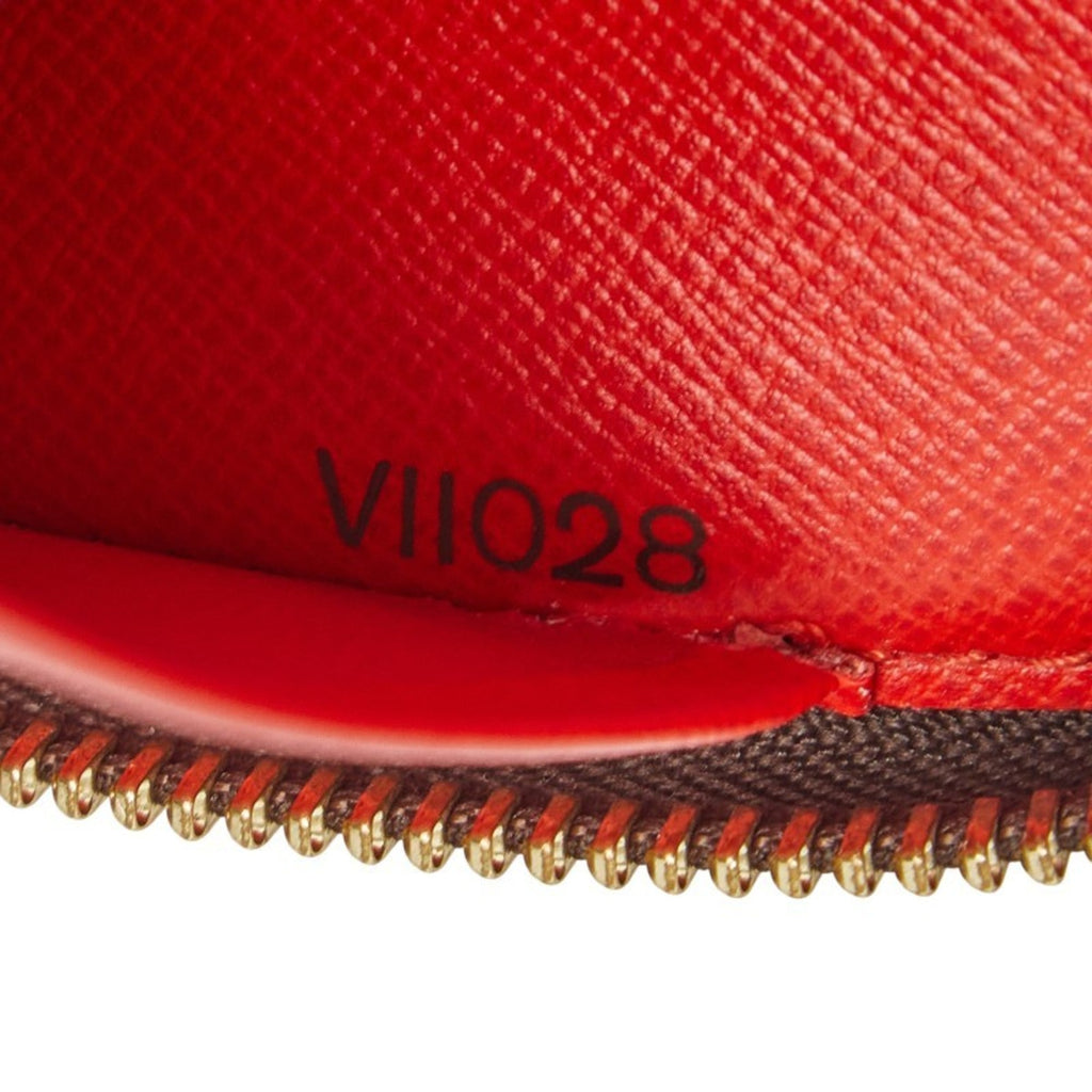 Louis Vuitton Brown Pvc Leather Long Wallet