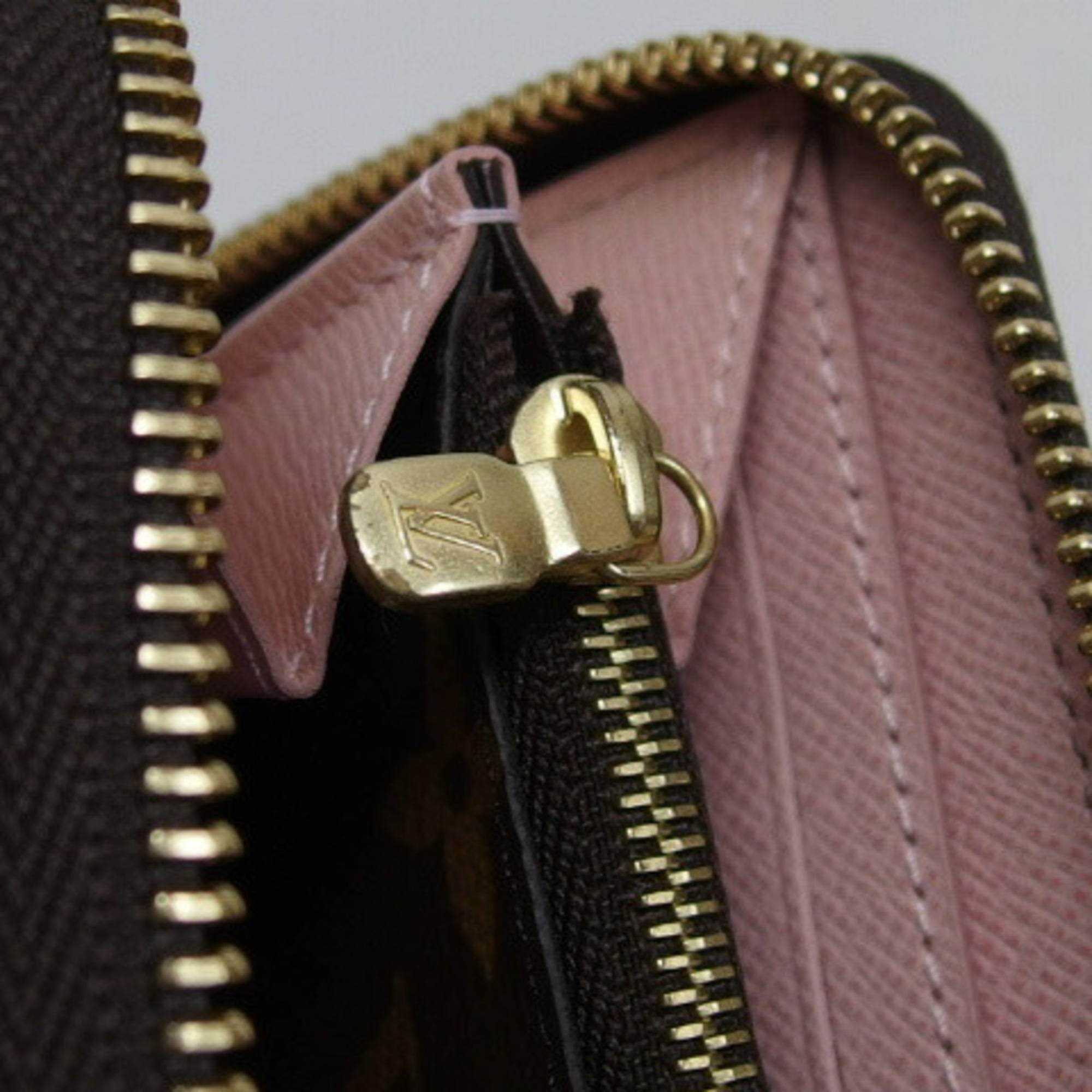 Louis Vuitton Brown Pink Rose Ballerine Monogram Canvas Long Wallet