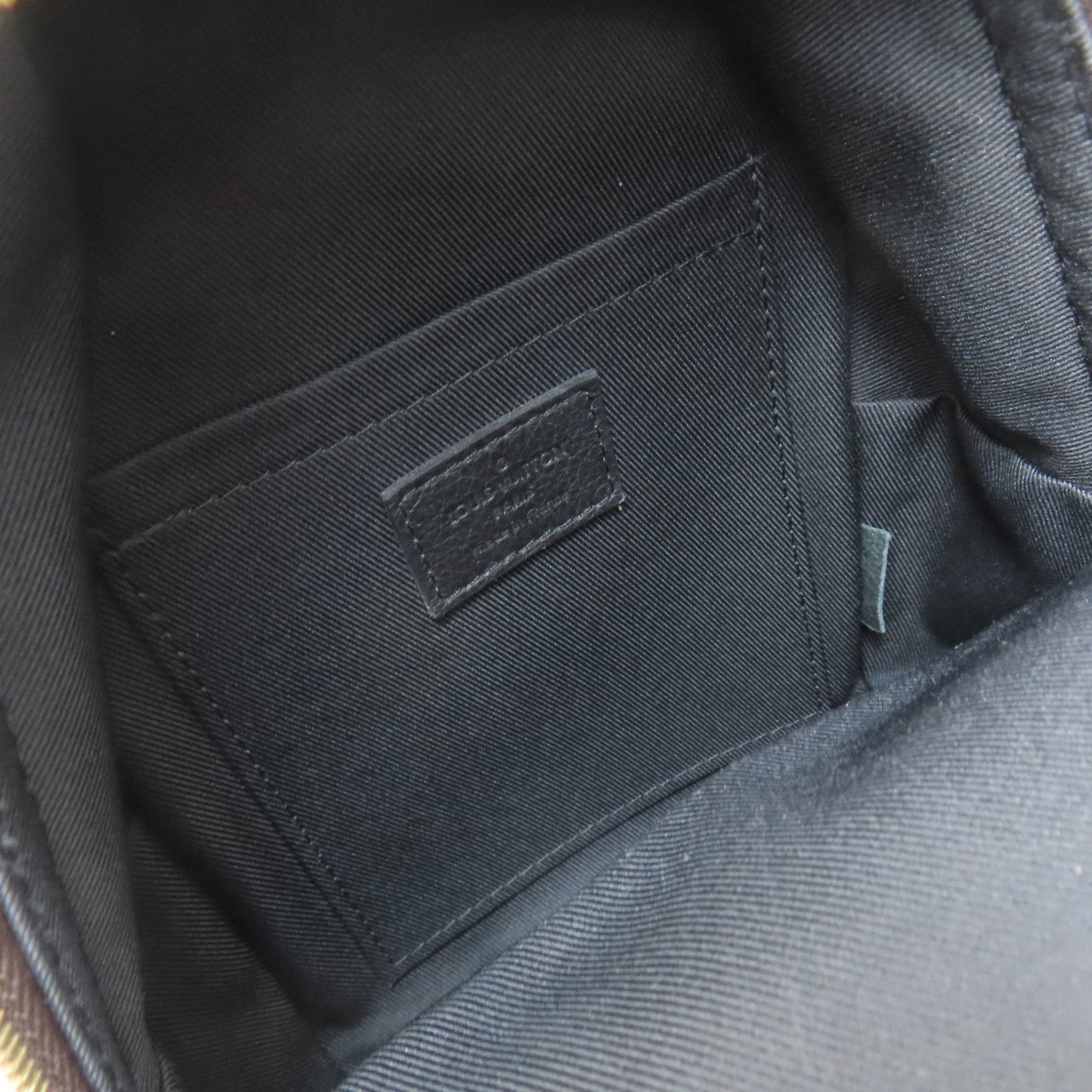 Louis Vuitton Monogram Black Pvc Backpack