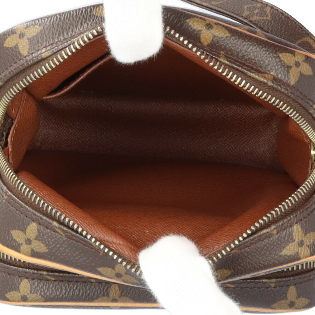 Louis Vuitton Brown Monogram Canvas Shoulder Bag