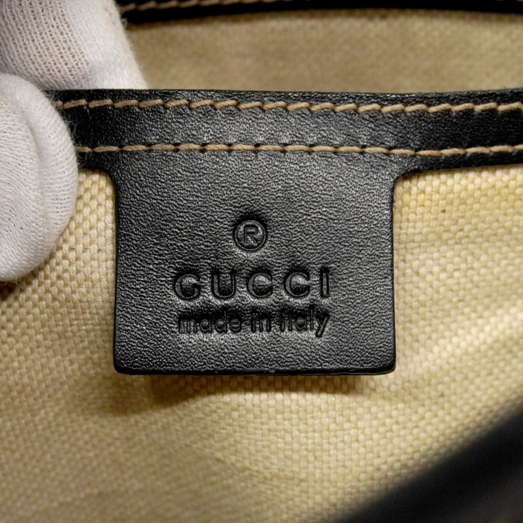 Gucci Navy Pvc Shoulder Bag (Pre-Owned)