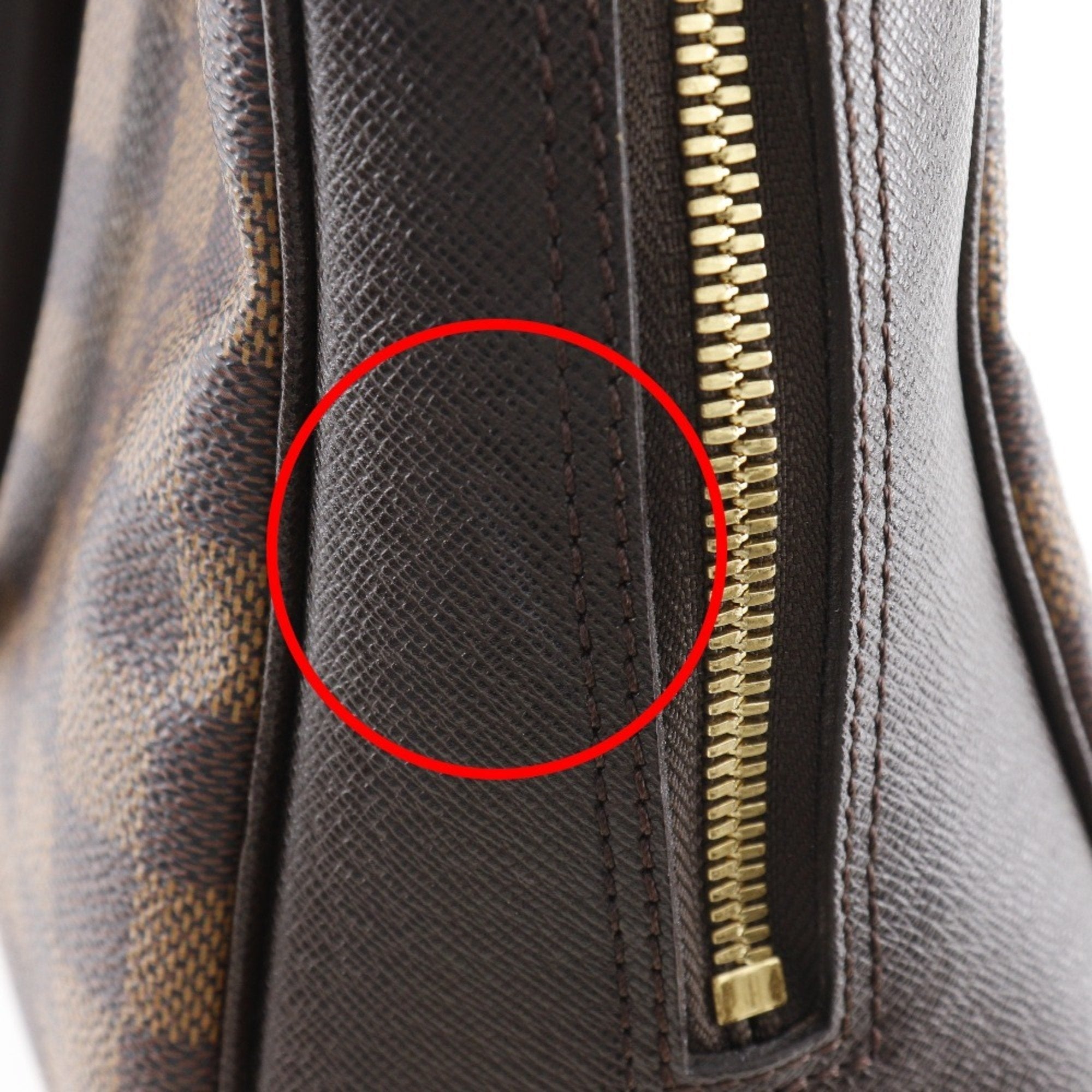 Louis Vuitton Brown Damier Canvas Handbag