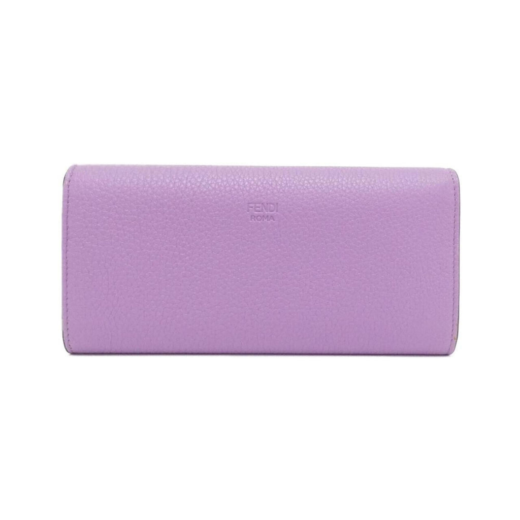 Fendi Leather Long Wallet (Bi-Fold)