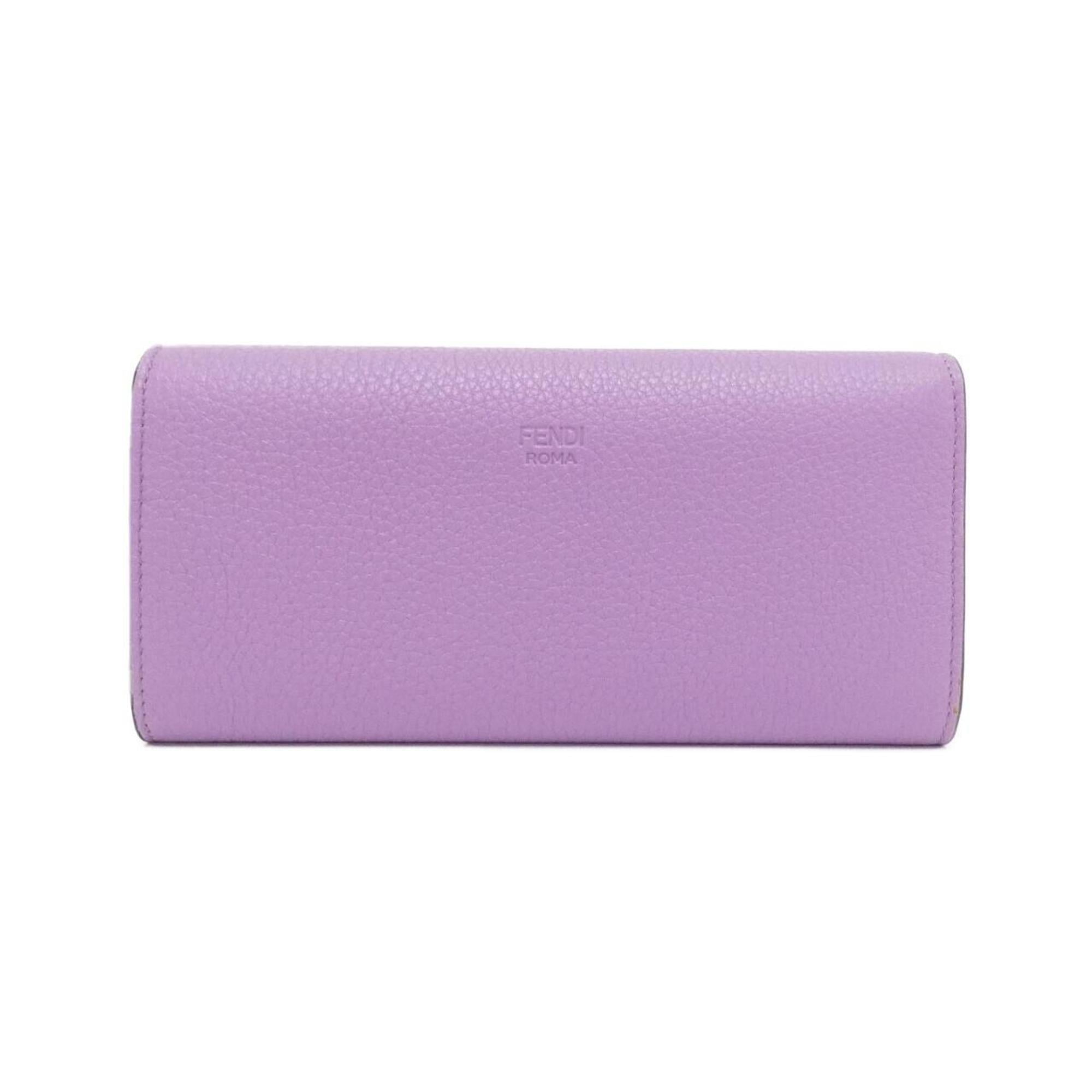 Fendi Leather Long Wallet (Bi-Fold)