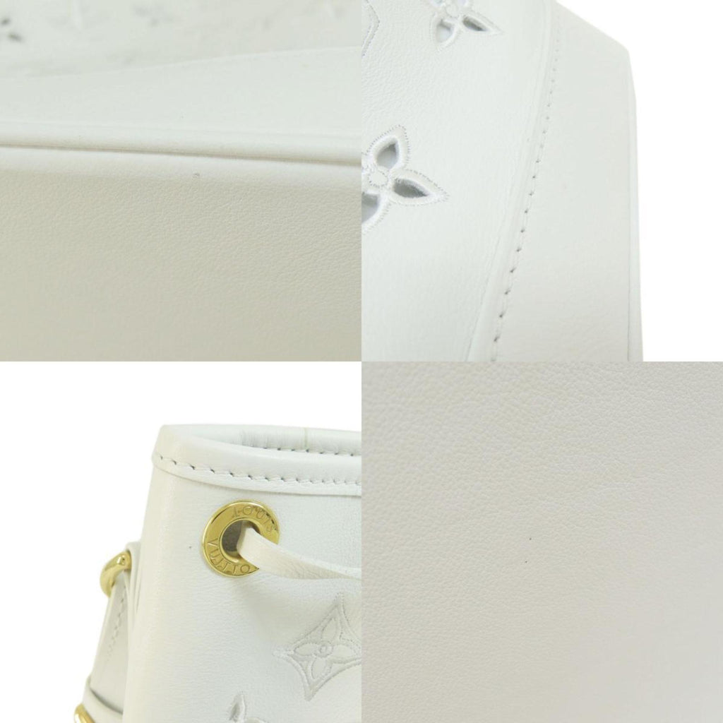 Louis Vuitton White Leather Shoulder Bag