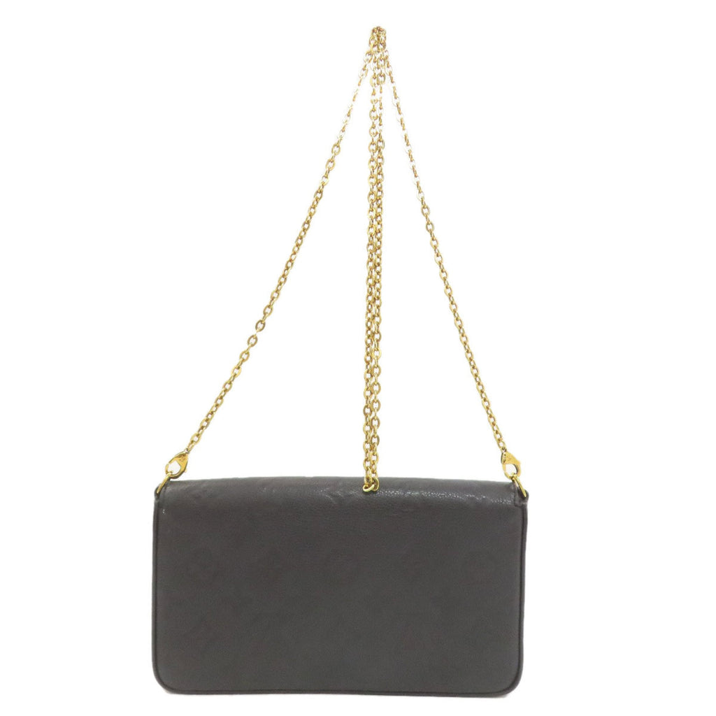 Louis Vuitton Black Chain/Shoulder Wallet