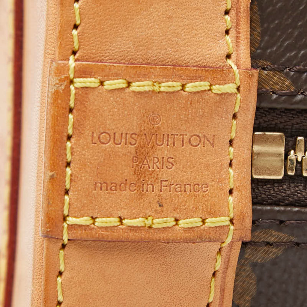 Louis Vuitton Monogram Brown Pvc Leather Handbag Shoulder Bag