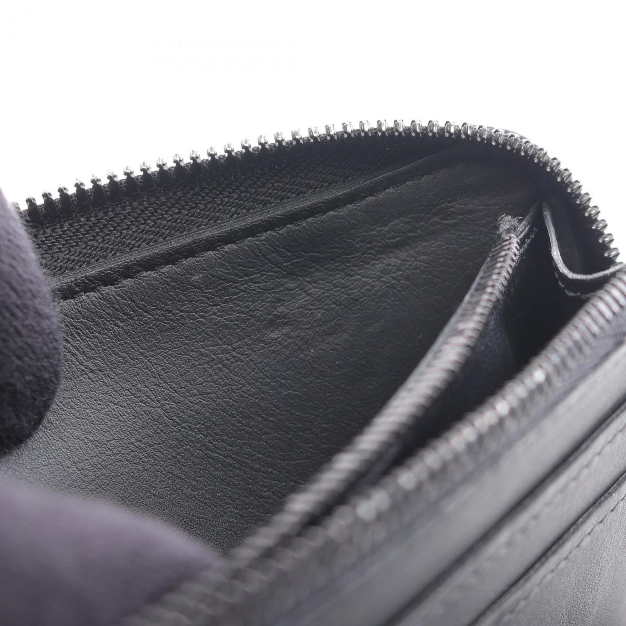 Louis Vuitton Black Noir Leather Long Wallet