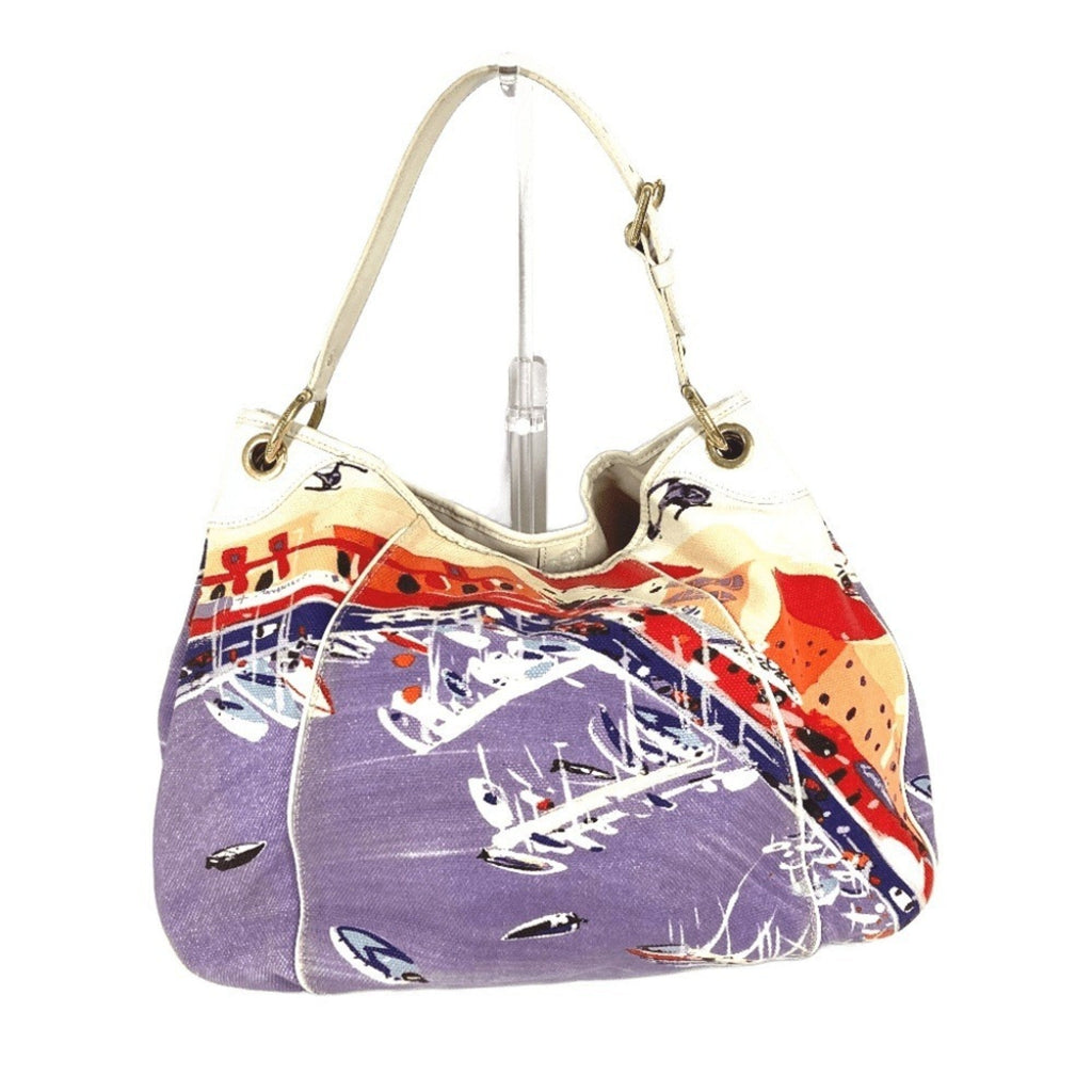 Louis Vuitton Multi-Color Leather Canvas Shoulder Bag