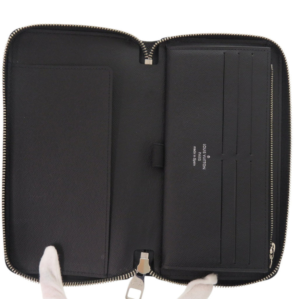 Louis Vuitton Noir Leather Long Wallet