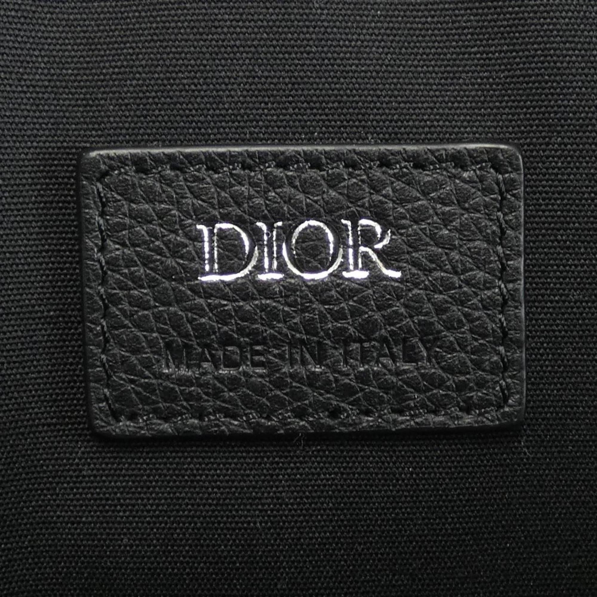 Christian Dior Beige Navy Handbag Shoulder Bag (Pre-Owned)