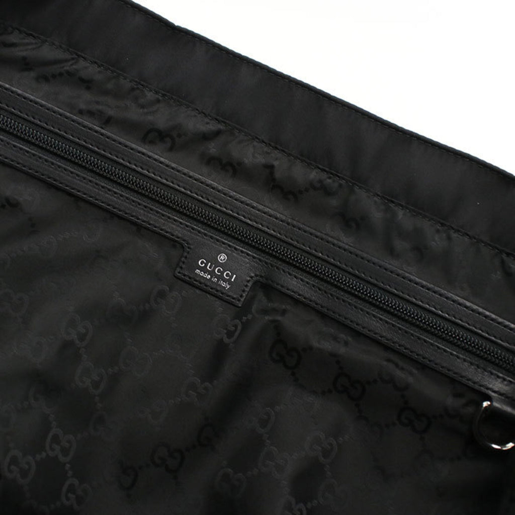 Gucci Black Nylon Tote Bag (Pre-Owned)