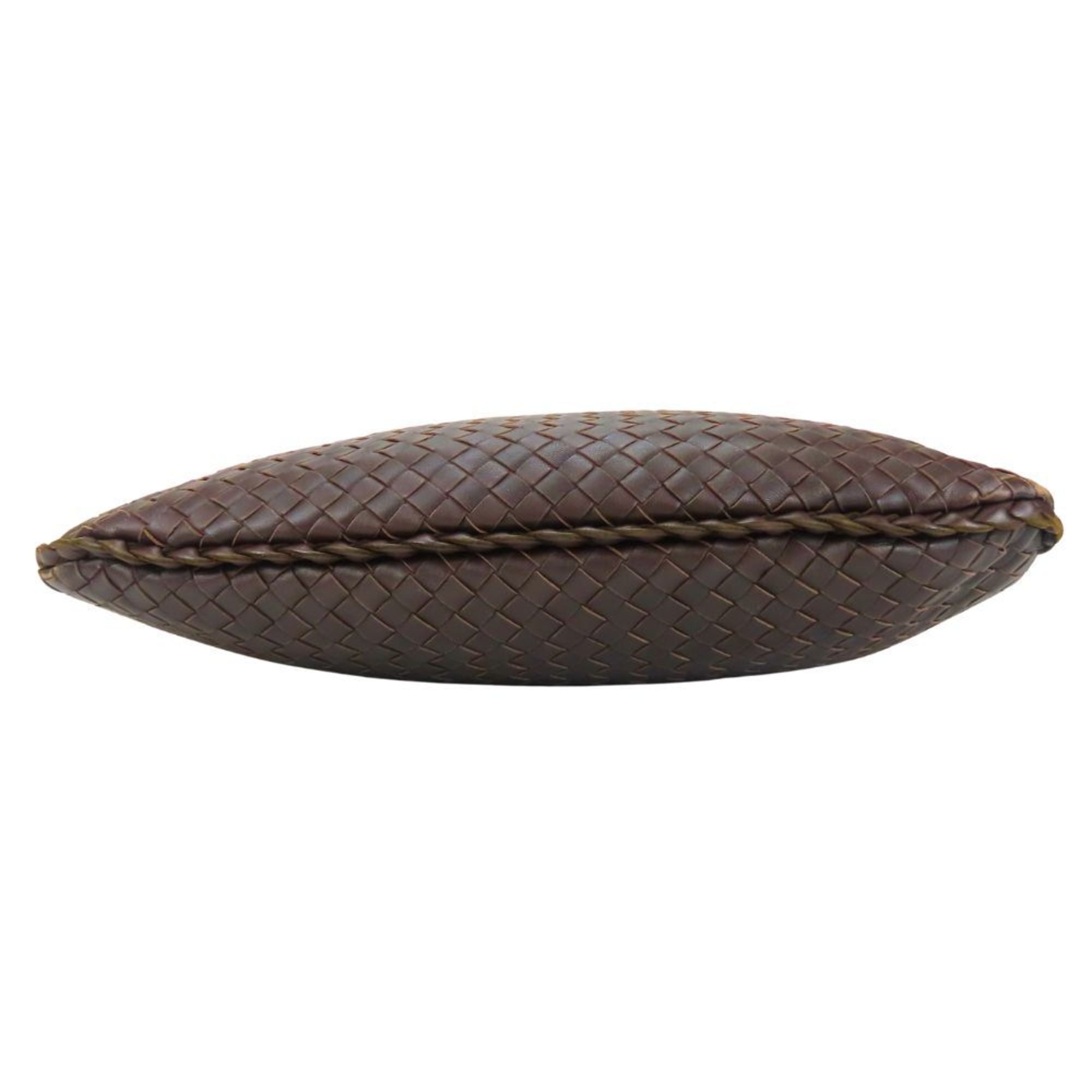 Bottega Veneta Intrecciato Brown Leather Shoulder Bag