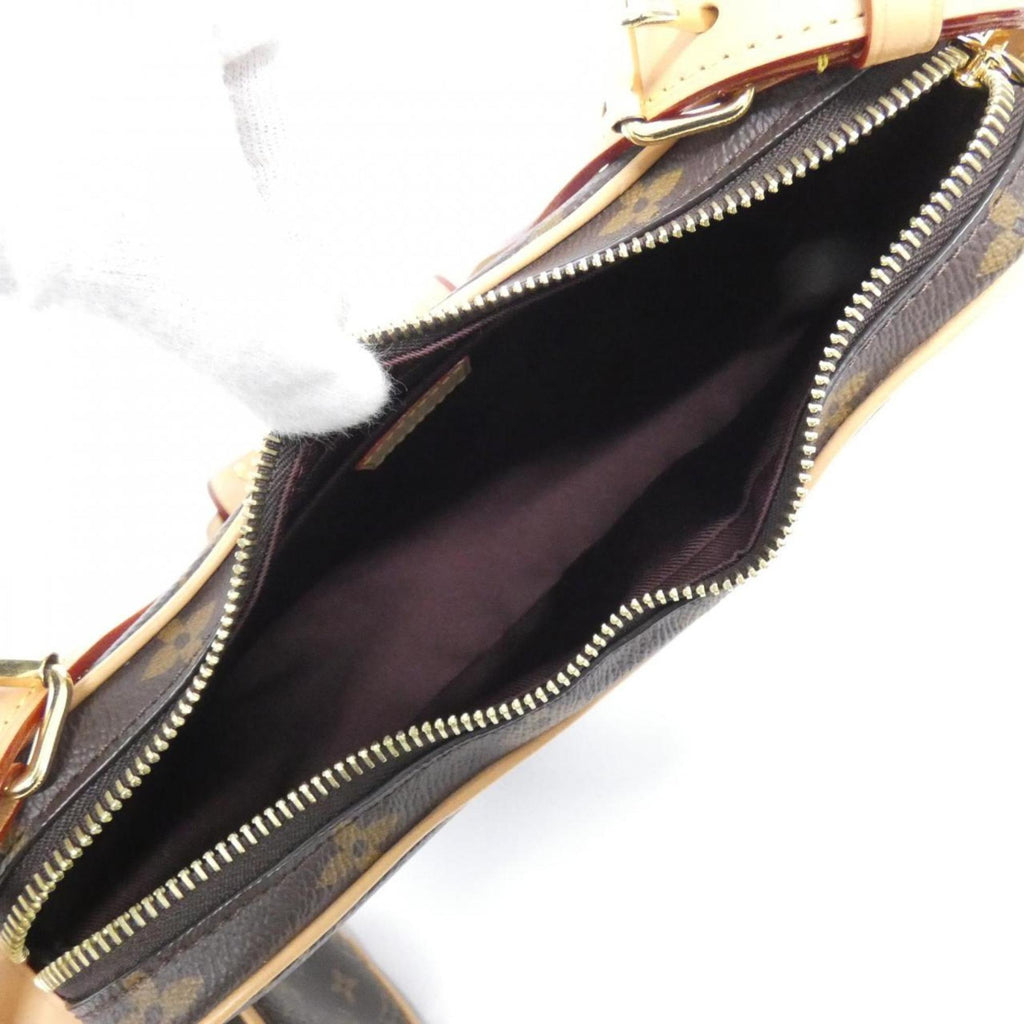 Louis Vuitton Marron Coated Canvas Pouch Shoulder Bag