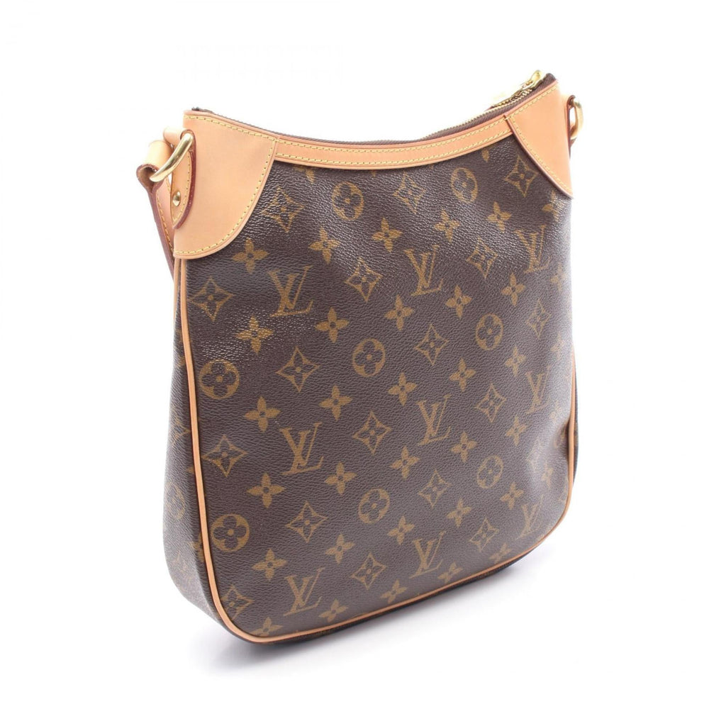 Louis Vuitton Monogram Brown Coated Canvas Leather Shoulder Bag