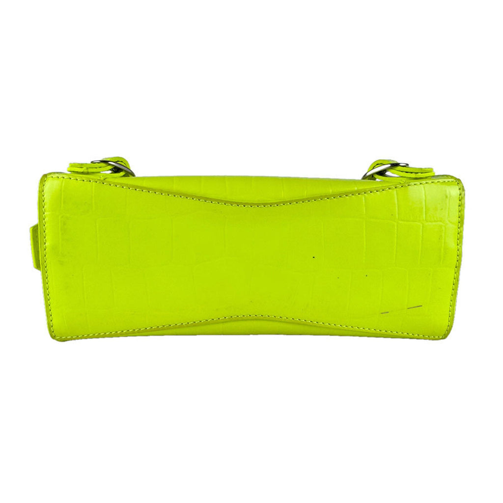 Balenciaga Yellow Leather Handbag Shoulder