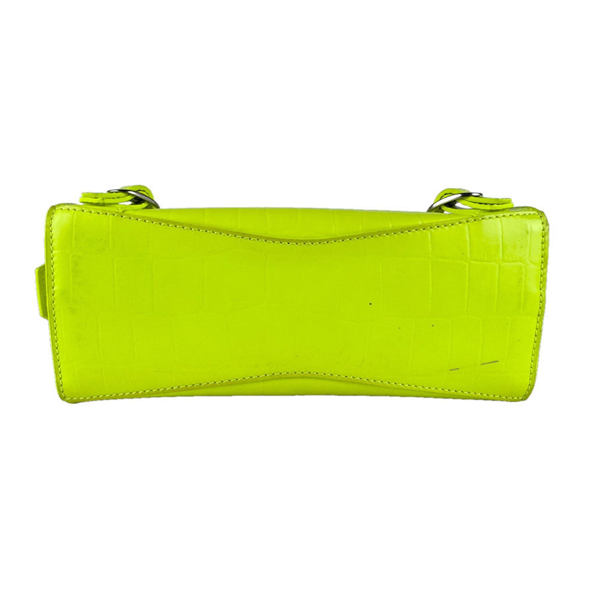 Balenciaga Yellow Leather Handbag Shoulder