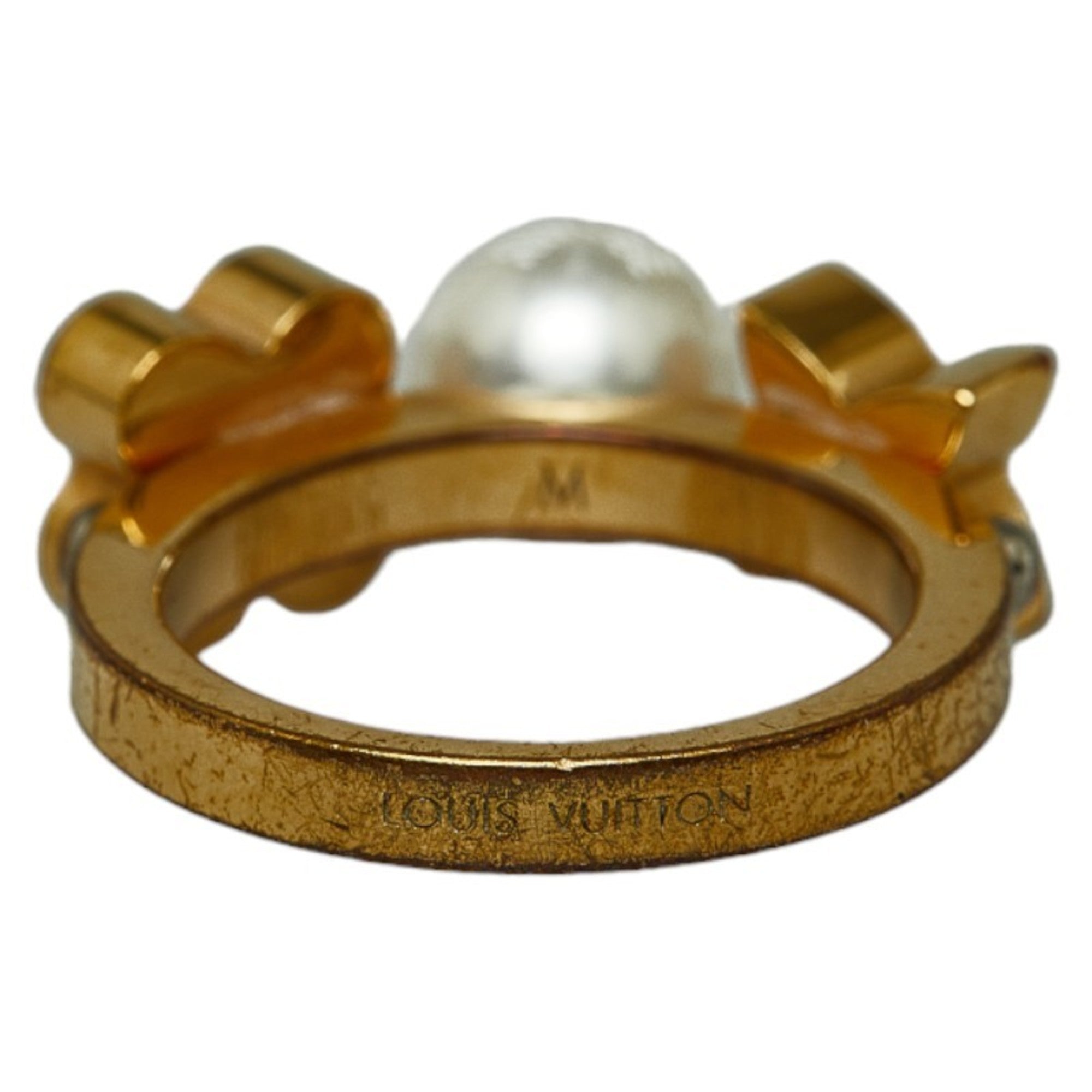 Louis Vuitton Gold Gold Plating Band Ring