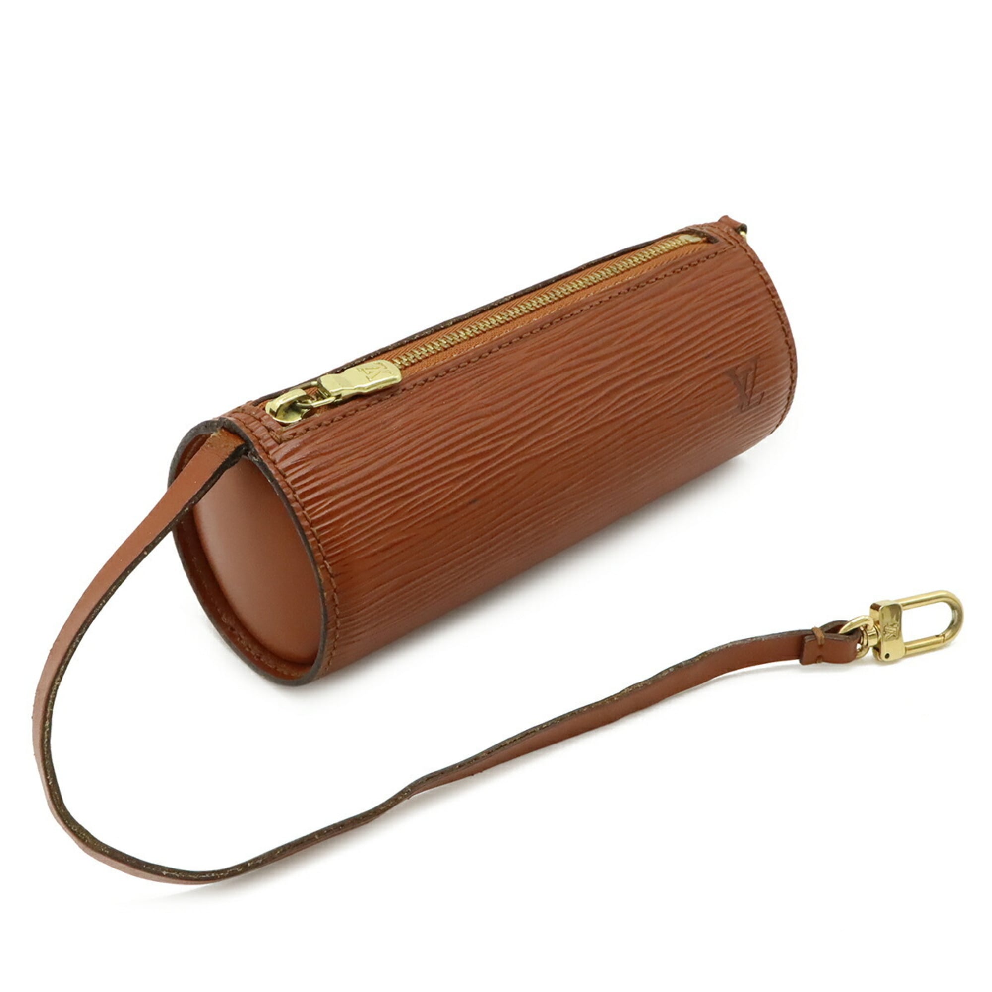 Louis Vuitton Brown Epi Leather Handbag Pouch Shoulder Bag