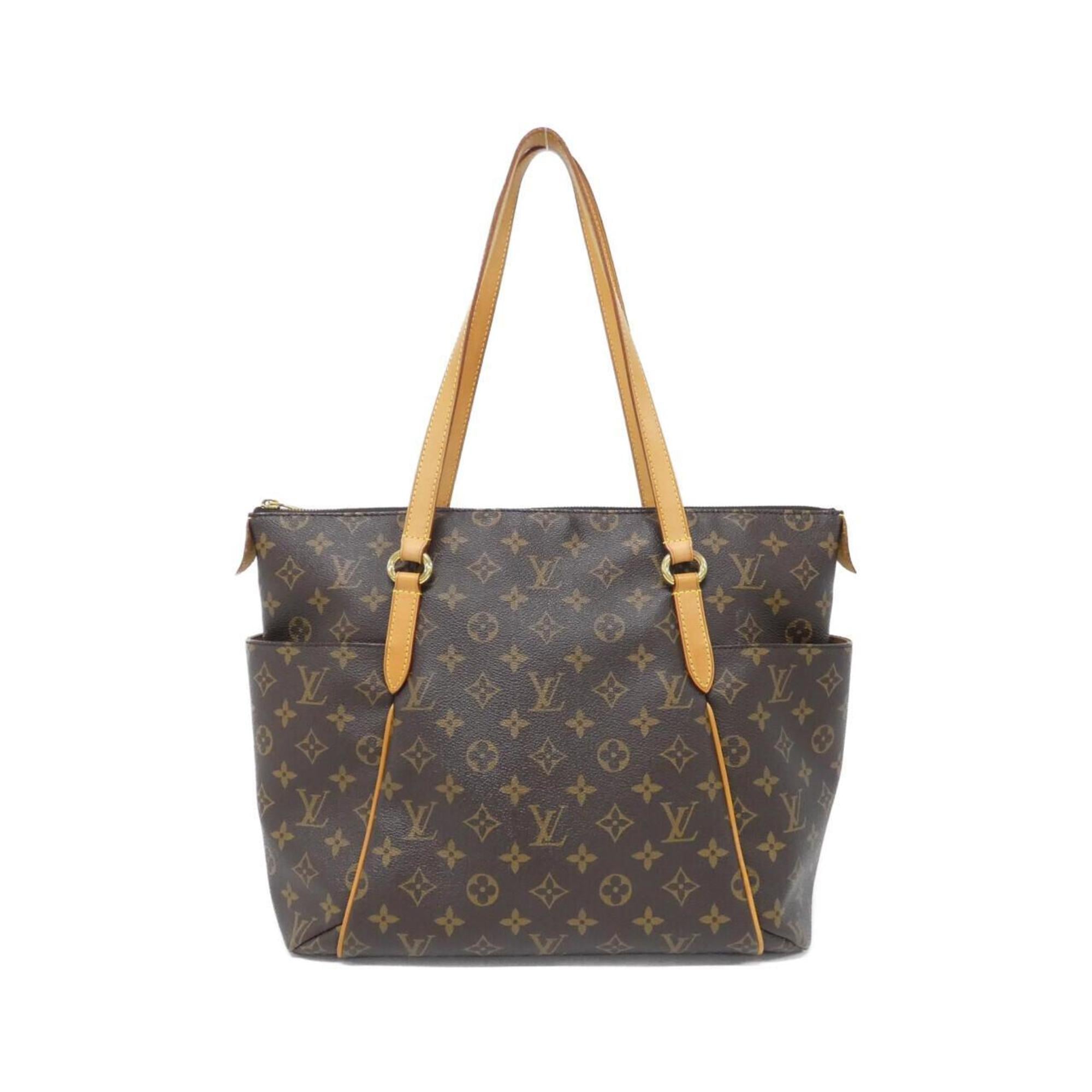Louis Vuitton Brown Coated Canvas Handbag
