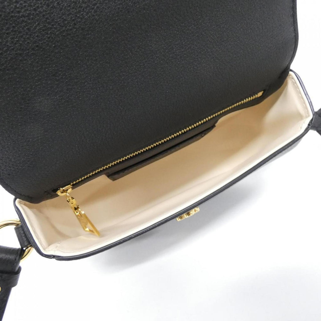 Louis Vuitton Black Leather Shoulder Bag