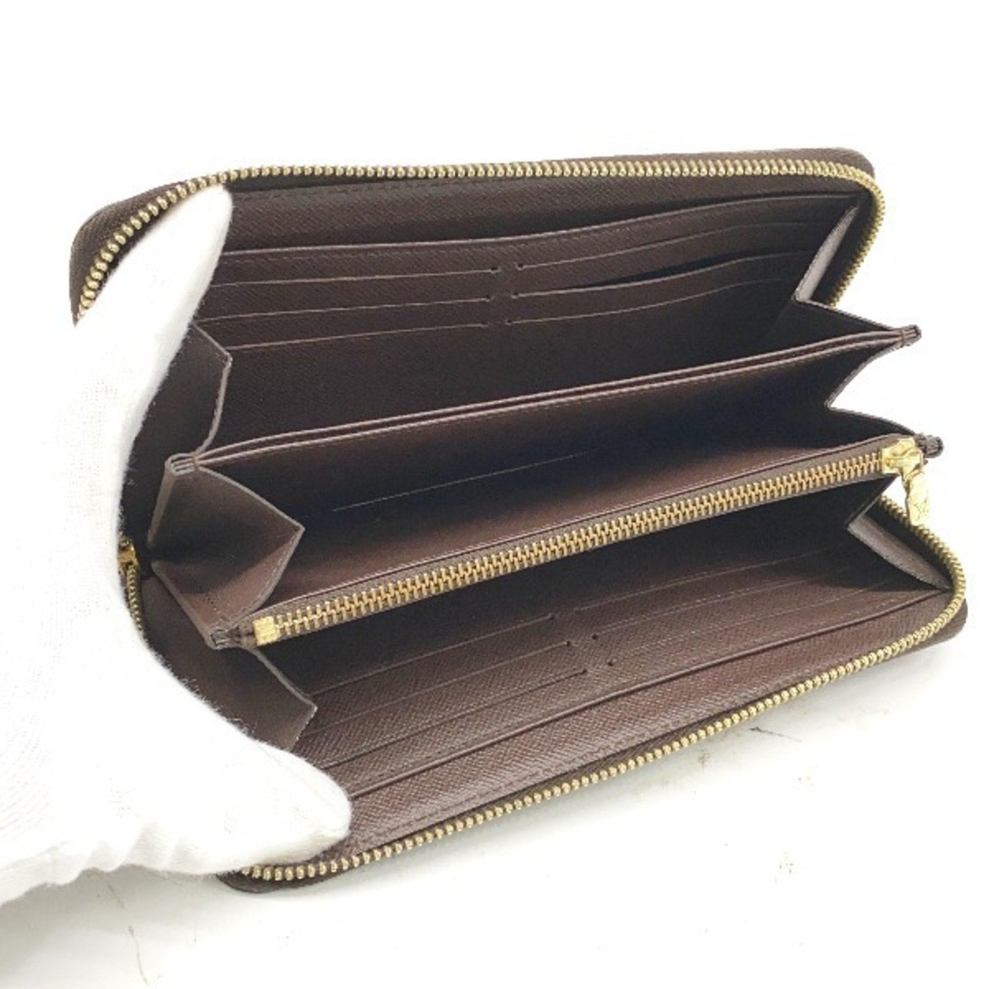 Louis Vuitton Brown Damier Canvas Long Wallet