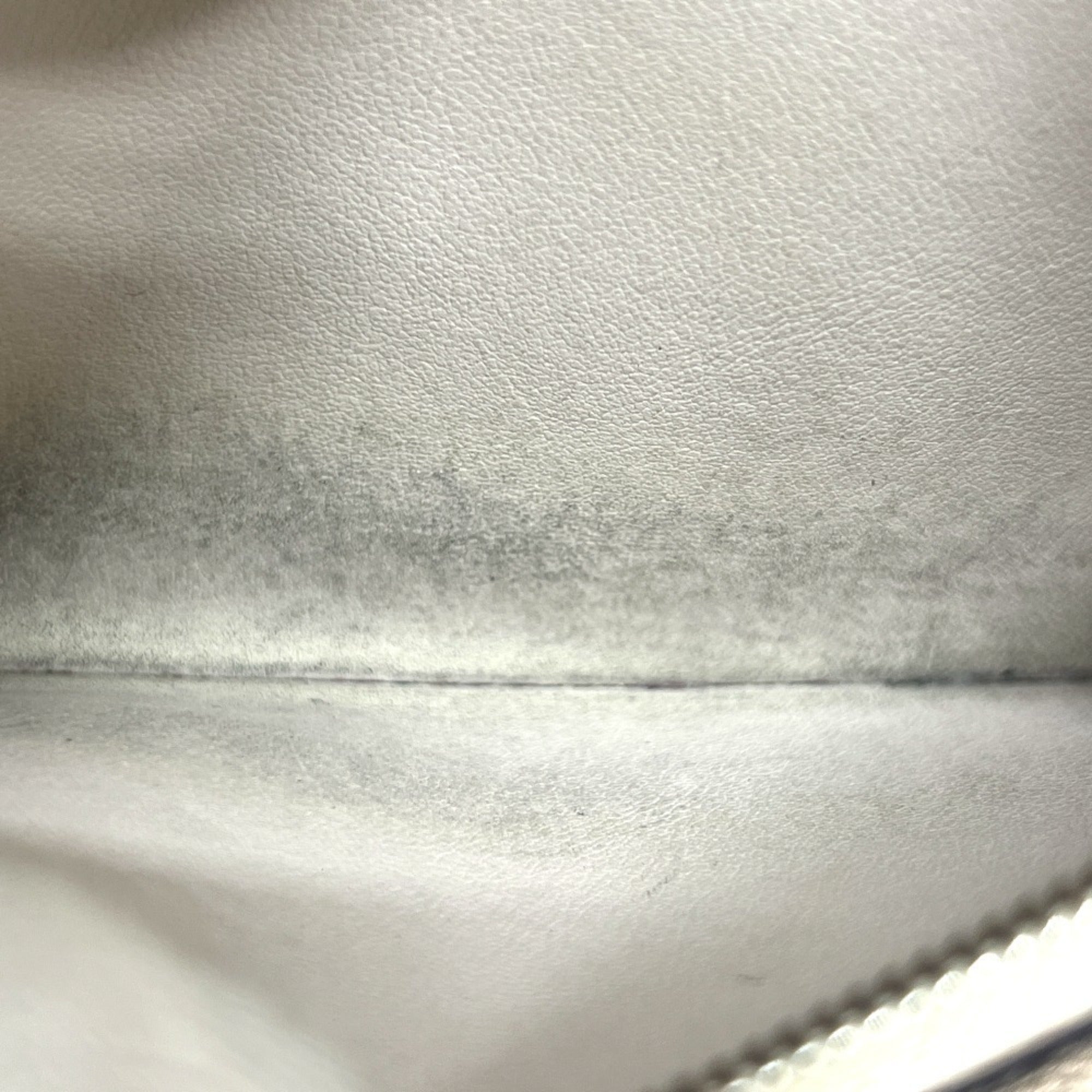 Louis Vuitton White Leather Long Wallet