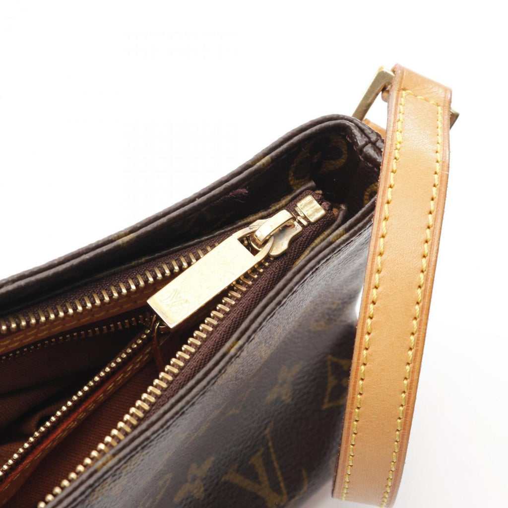 Louis Vuitton Brown Coated Canvas Pvc Leather Shoulder Bag