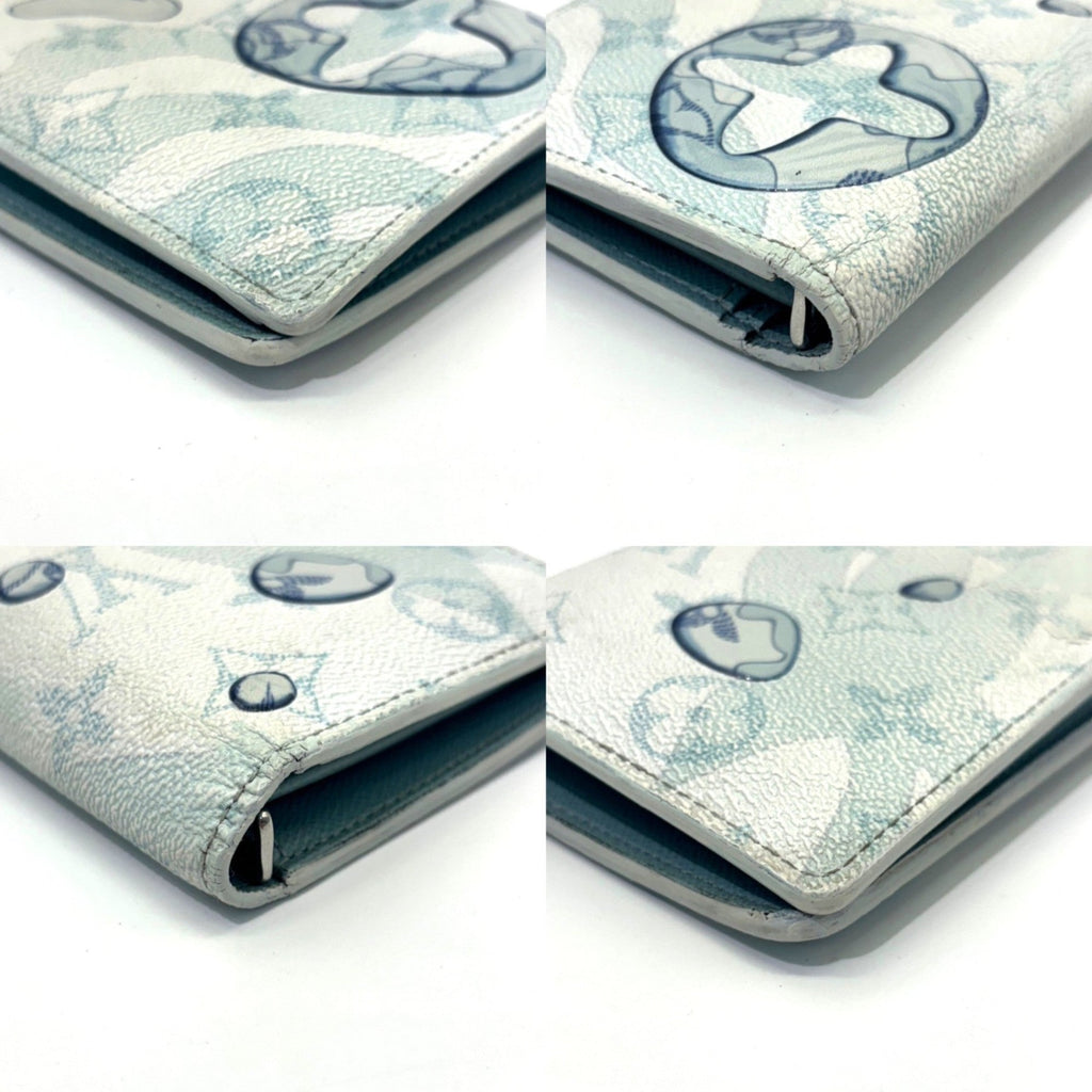 Louis Vuitton Monogram Blue Monogram Long Wallet