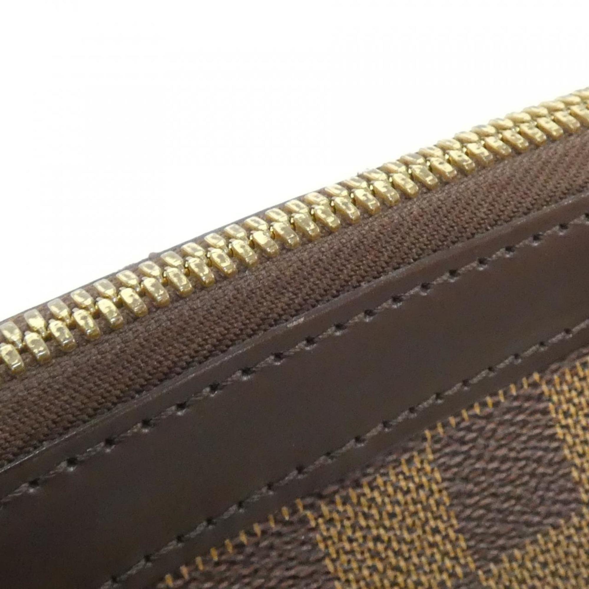Louis Vuitton Brown Coated Canvas Handbag
