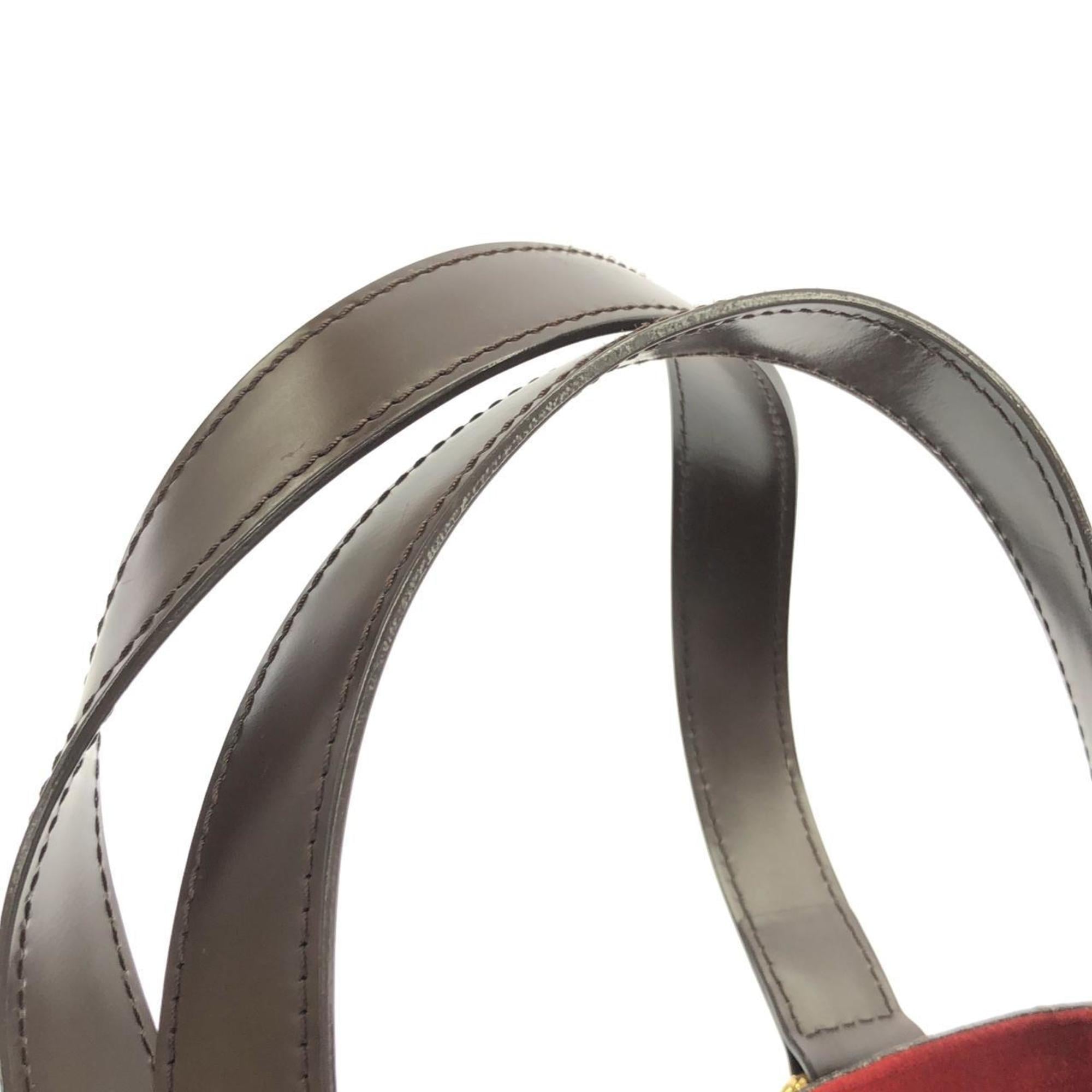 Louis Vuitton Ebene Coated Canvas Handbag