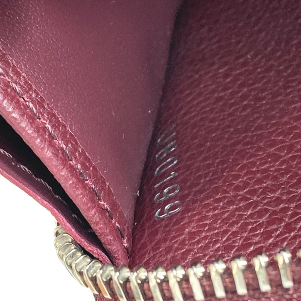 Louis Vuitton Beige Orange Leather Long Wallet