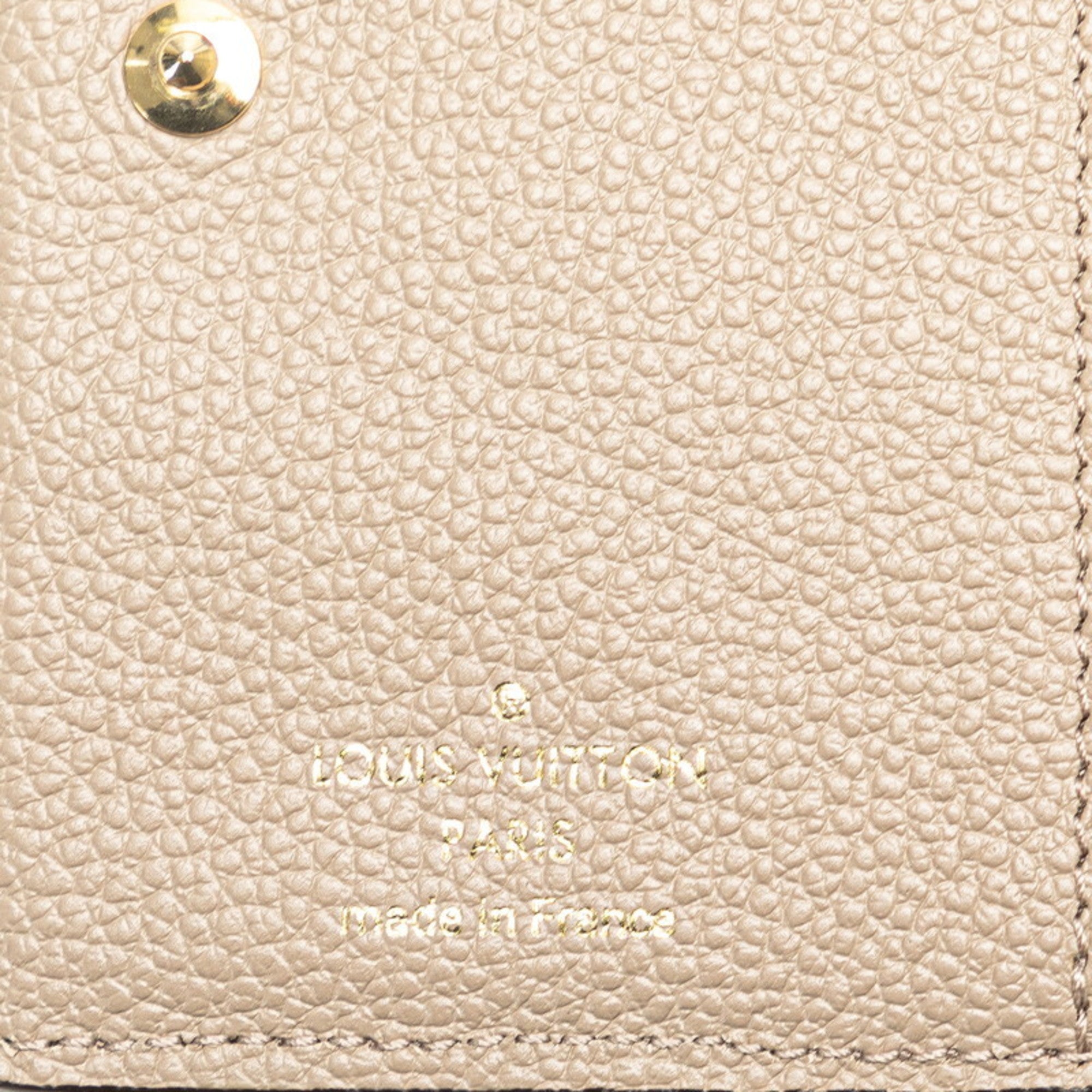 Louis Vuitton Beige Tourterelle Leather Wallet