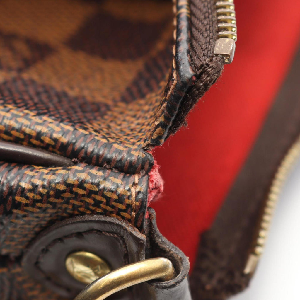 Louis Vuitton Brown Ebene Coated Canvas Leather Handbag