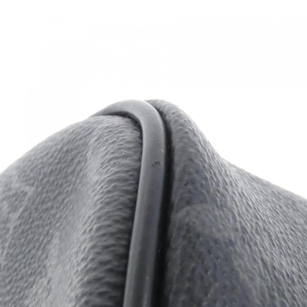 Louis Vuitton Black Coated Canvas Shoulder Bag
