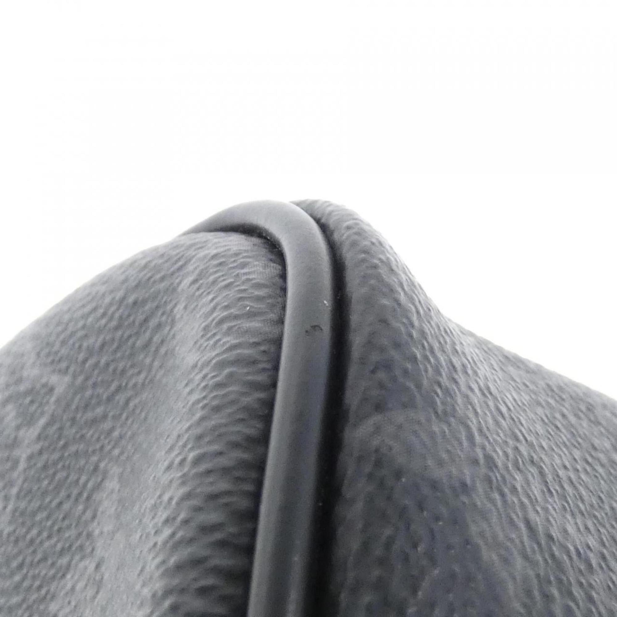 Louis Vuitton Black Coated Canvas Shoulder Bag
