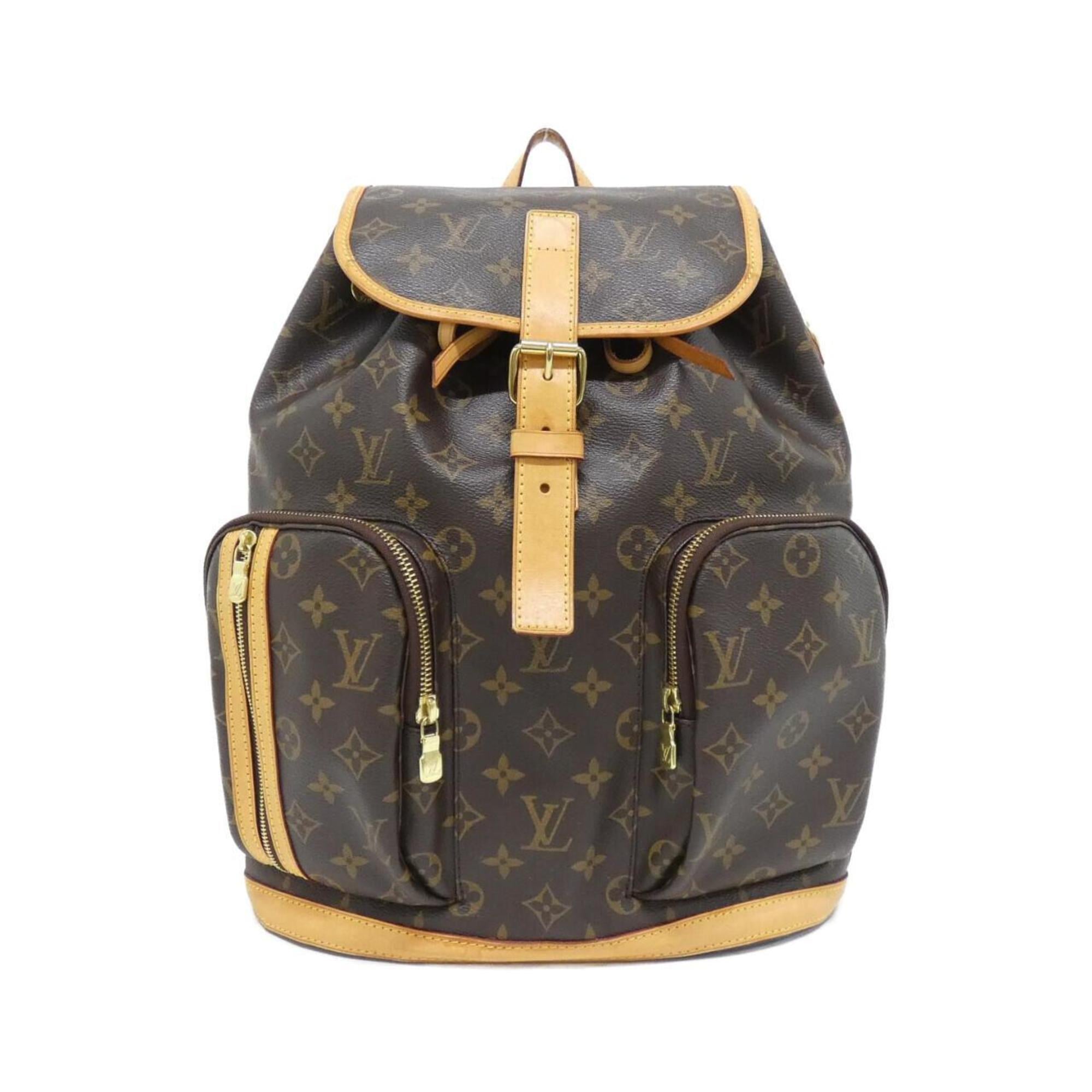 Louis Vuitton Marron Coated Canvas Backpack