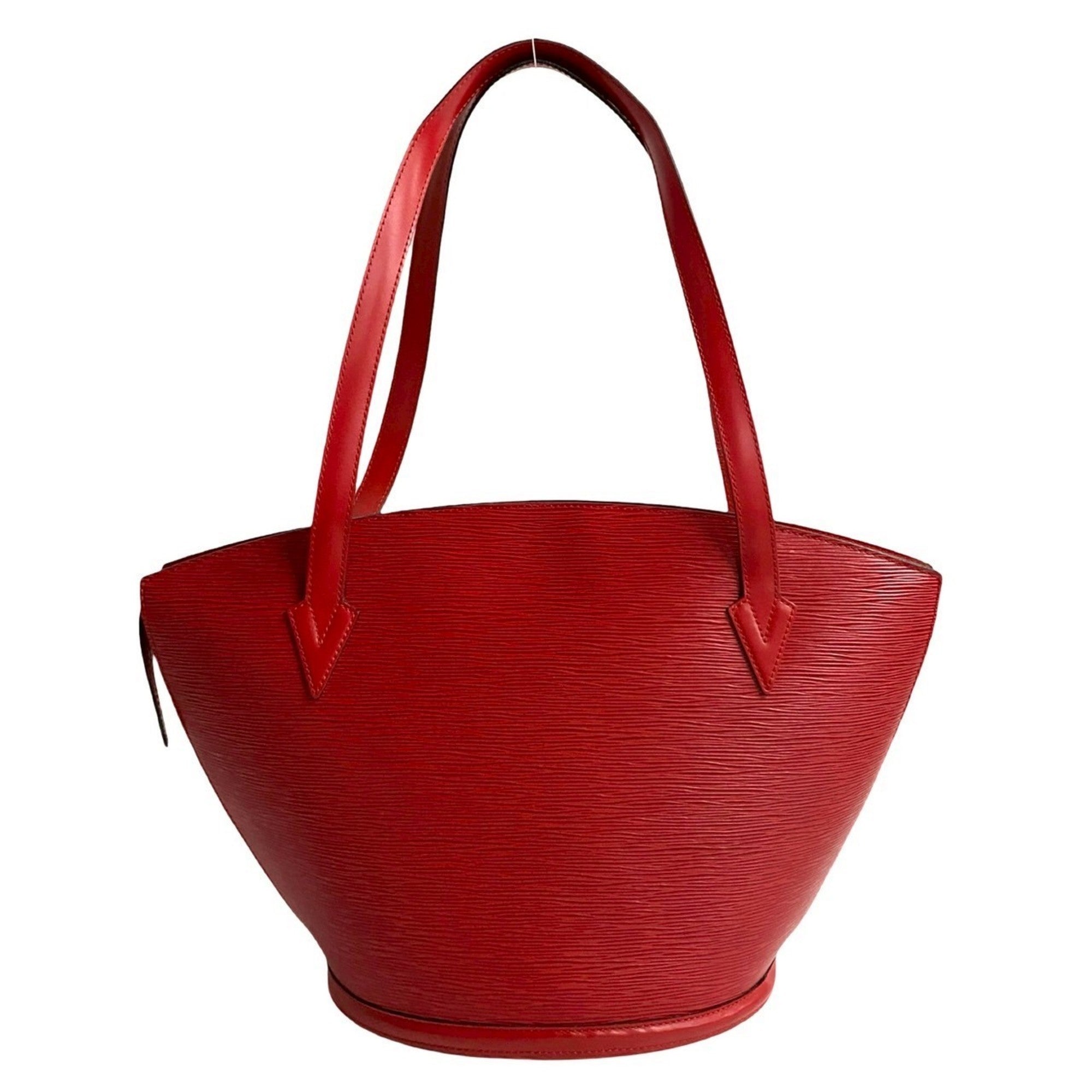 Louis Vuitton Red Color Epi Leather Tote Bag