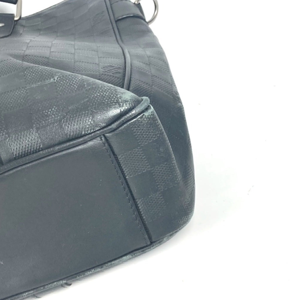 Louis Vuitton Black Galle Onyx Damier Infini Shoulder Bag Tote Bag