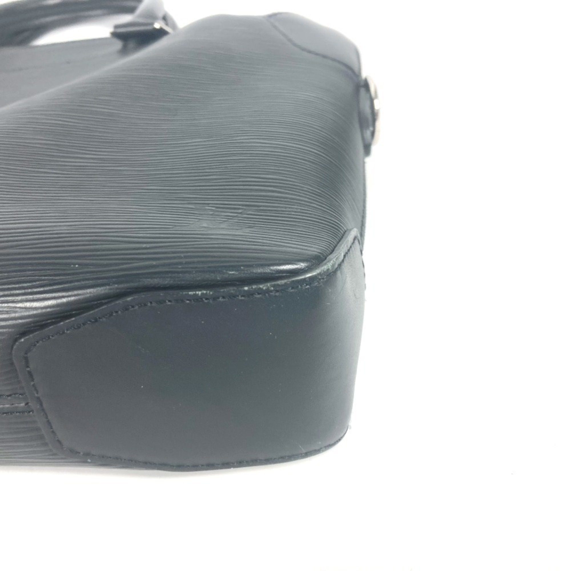 Louis Vuitton Black Noir Epi Leather Briefcase Tote Bag