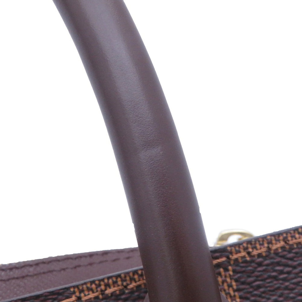 Louis Vuitton Red Color Coated Canvas Handbag