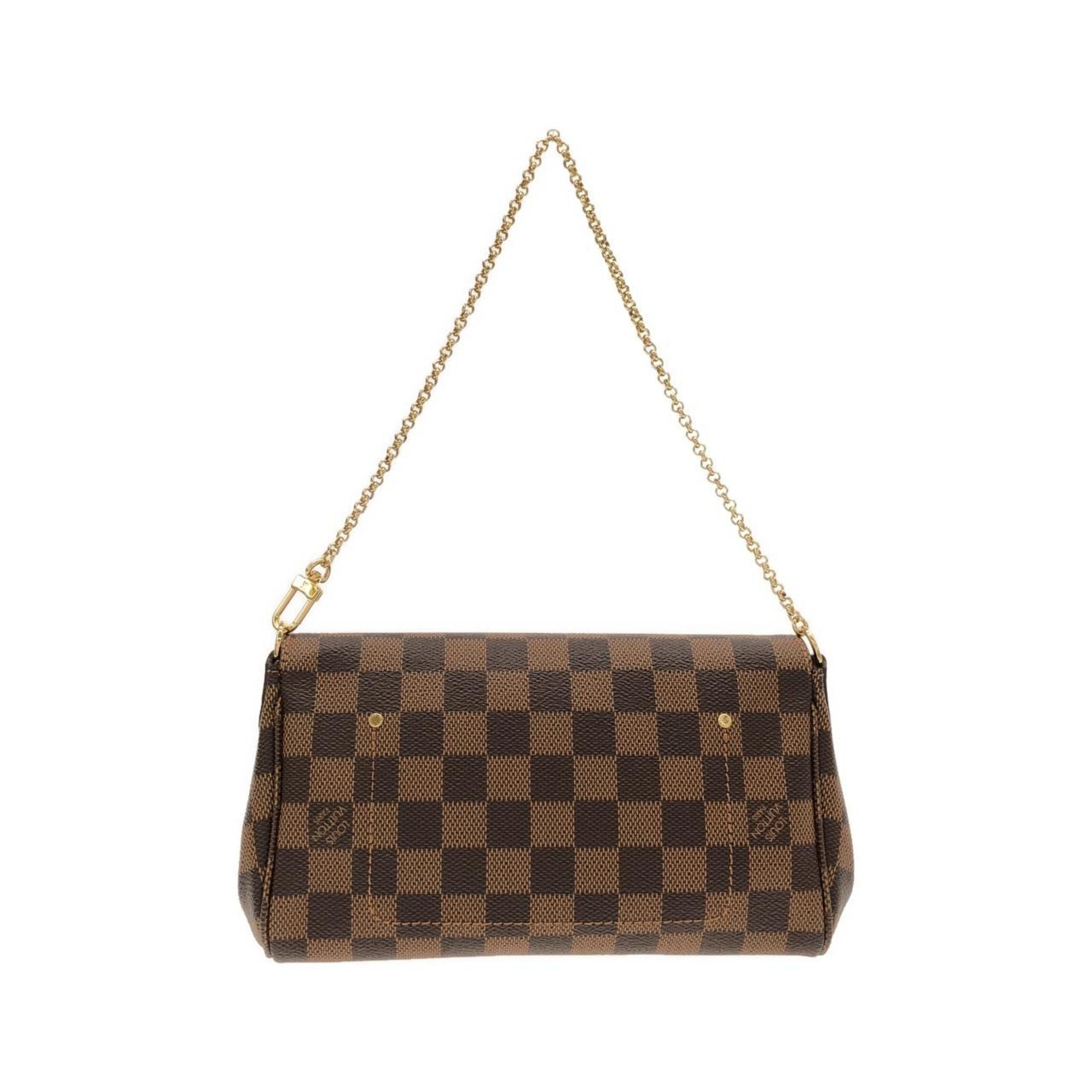 Louis Vuitton Damier Canvas Ebene Coated Canvas Shoulder Bag