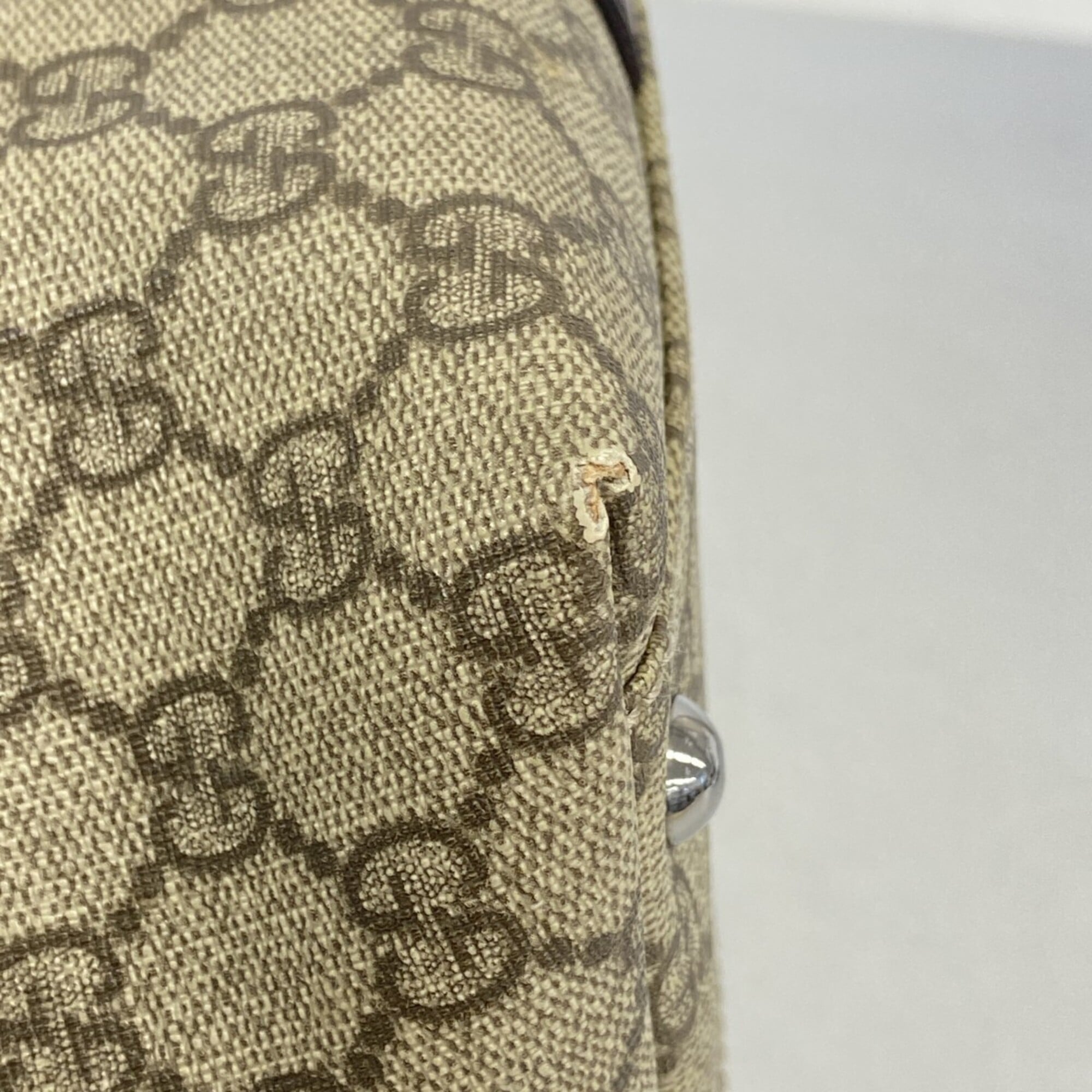 Gucci Brown Pvc Tote Bag (Pre-Owned)