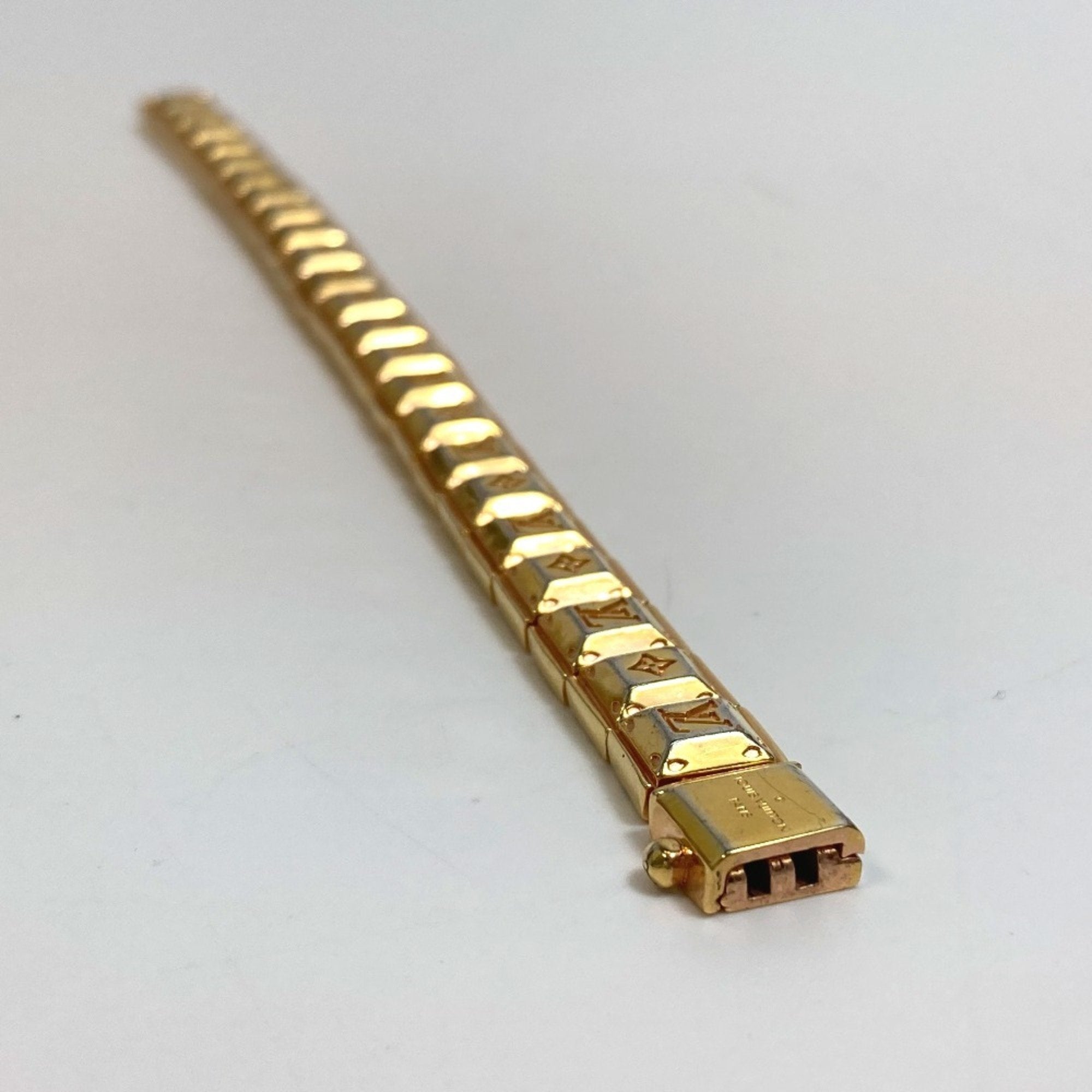 Louis Vuitton Gold Metal Tennis Bracelet