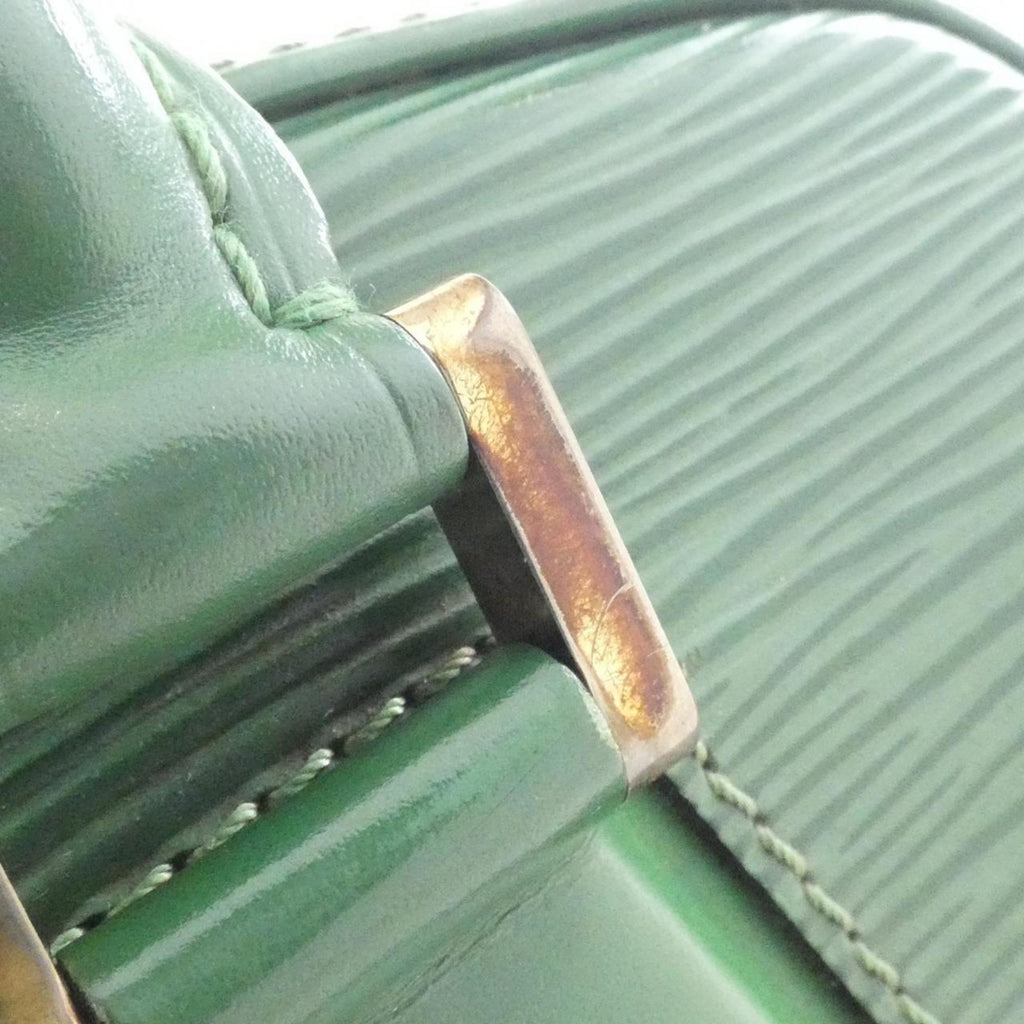 Louis Vuitton Green Leather Handbag