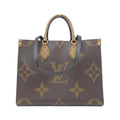 Louis Vuitton Marron Coated Canvas Handbag